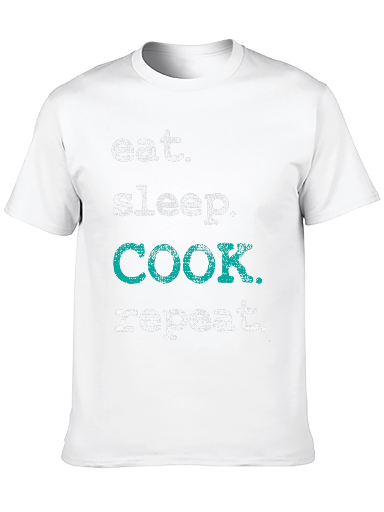 Eat Sleep Cook Repeat Graphic T-Shirt