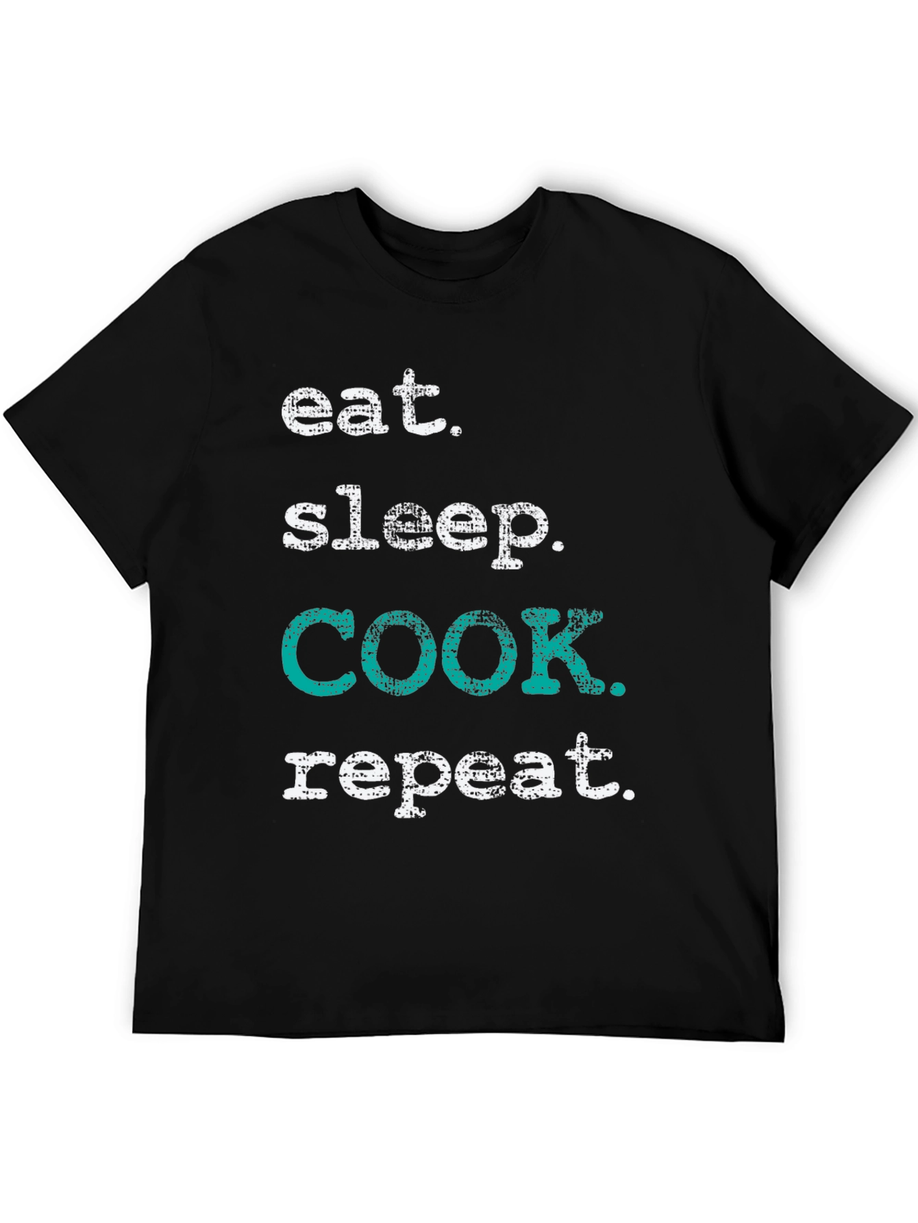 Eat Sleep Cook Repeat Graphic T-Shirt