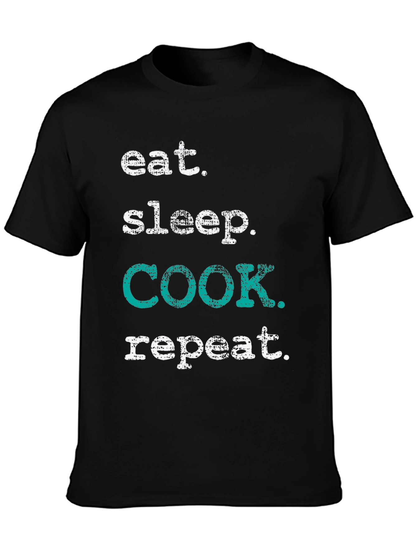 Eat Sleep Cook Repeat Graphic T-Shirt