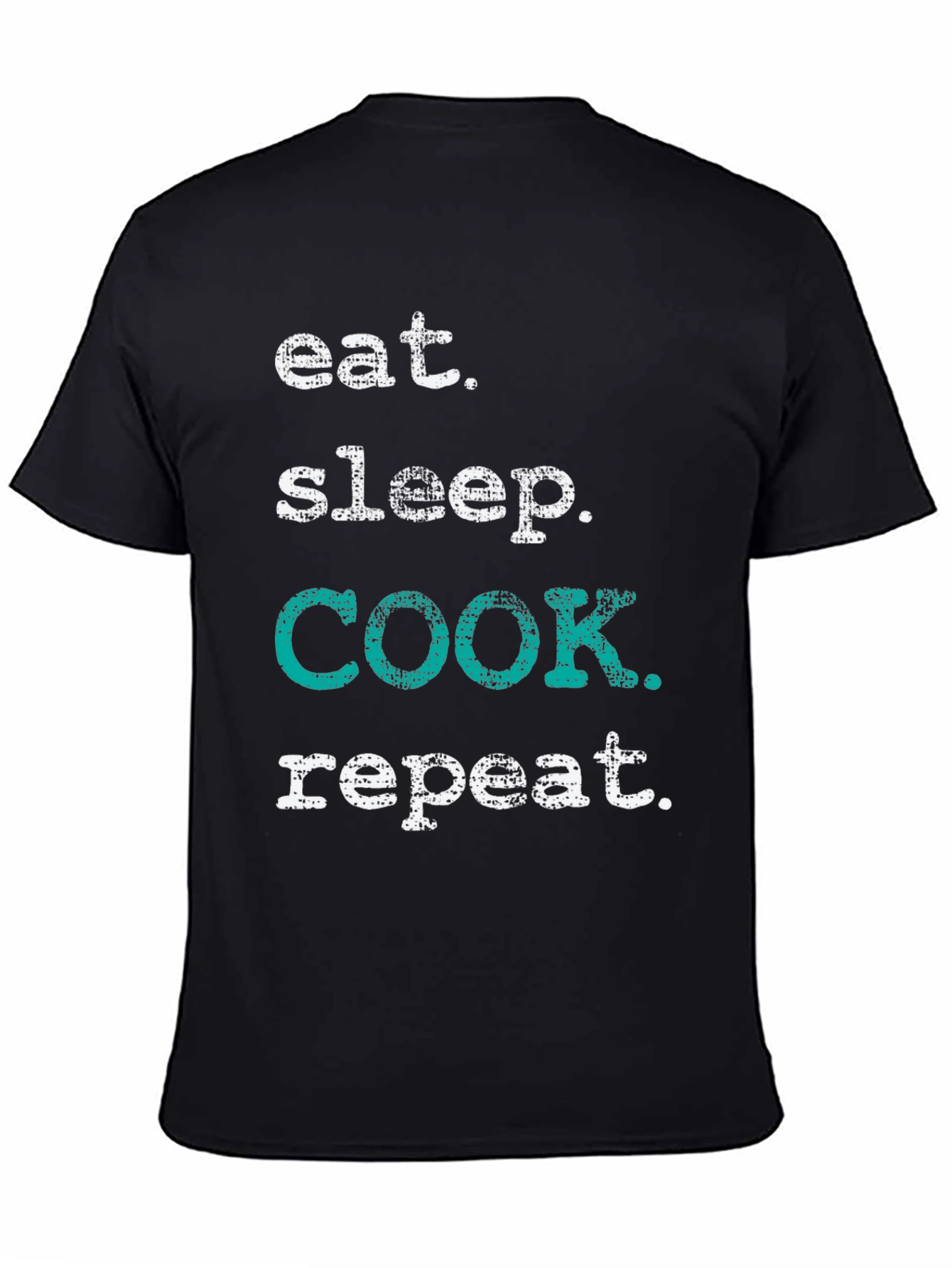 Eat Sleep Cook Repeat Graphic T-Shirt