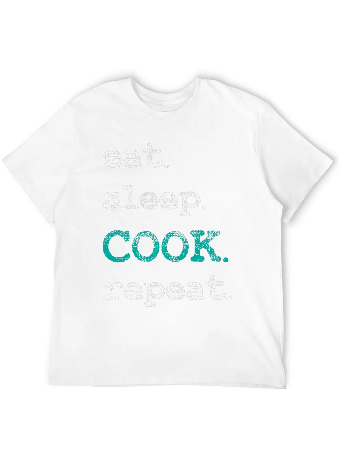 Eat Sleep Cook Repeat Graphic T-Shirt