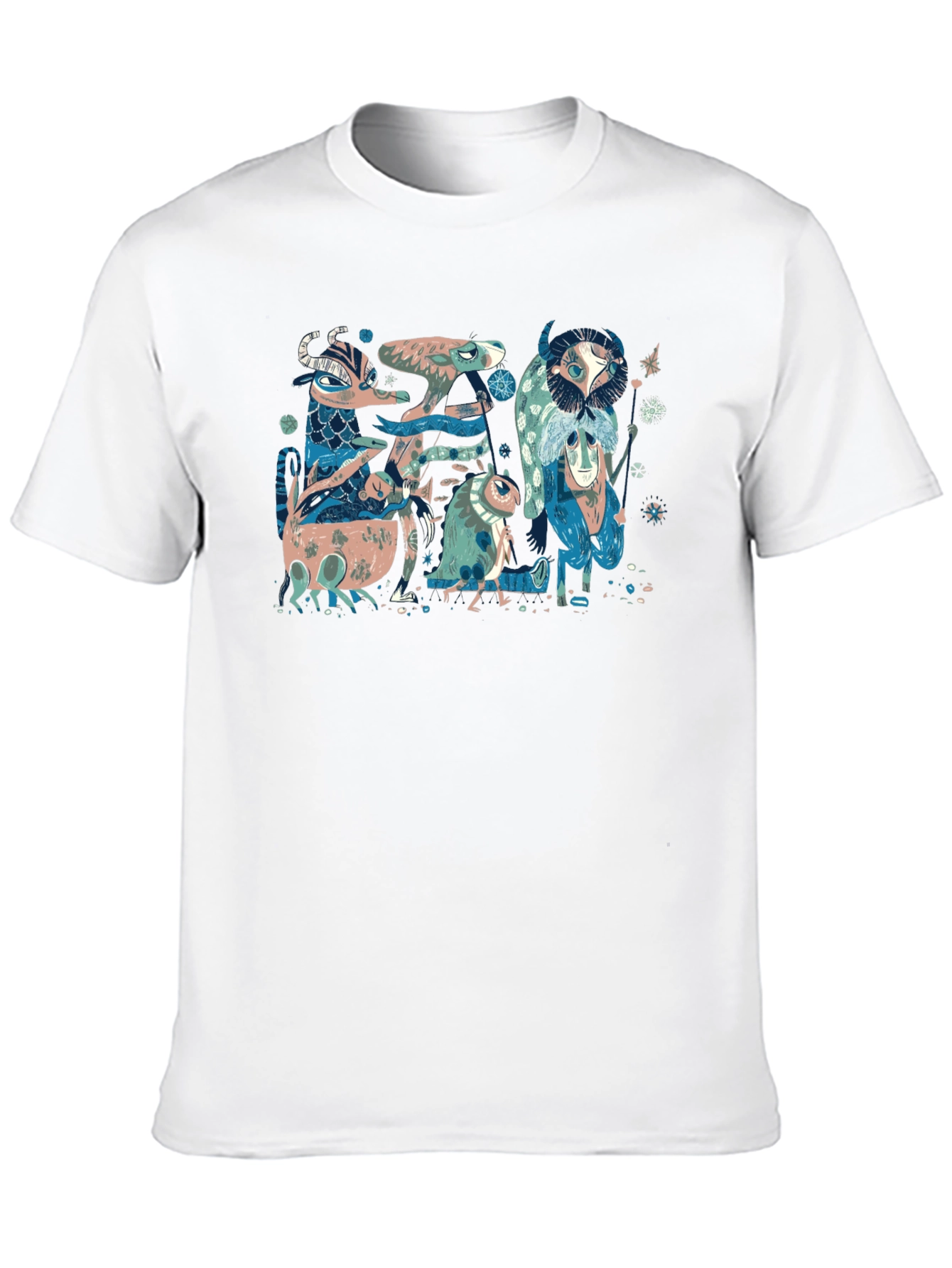 Fantasy Creature Graphic Tee - Unique Design