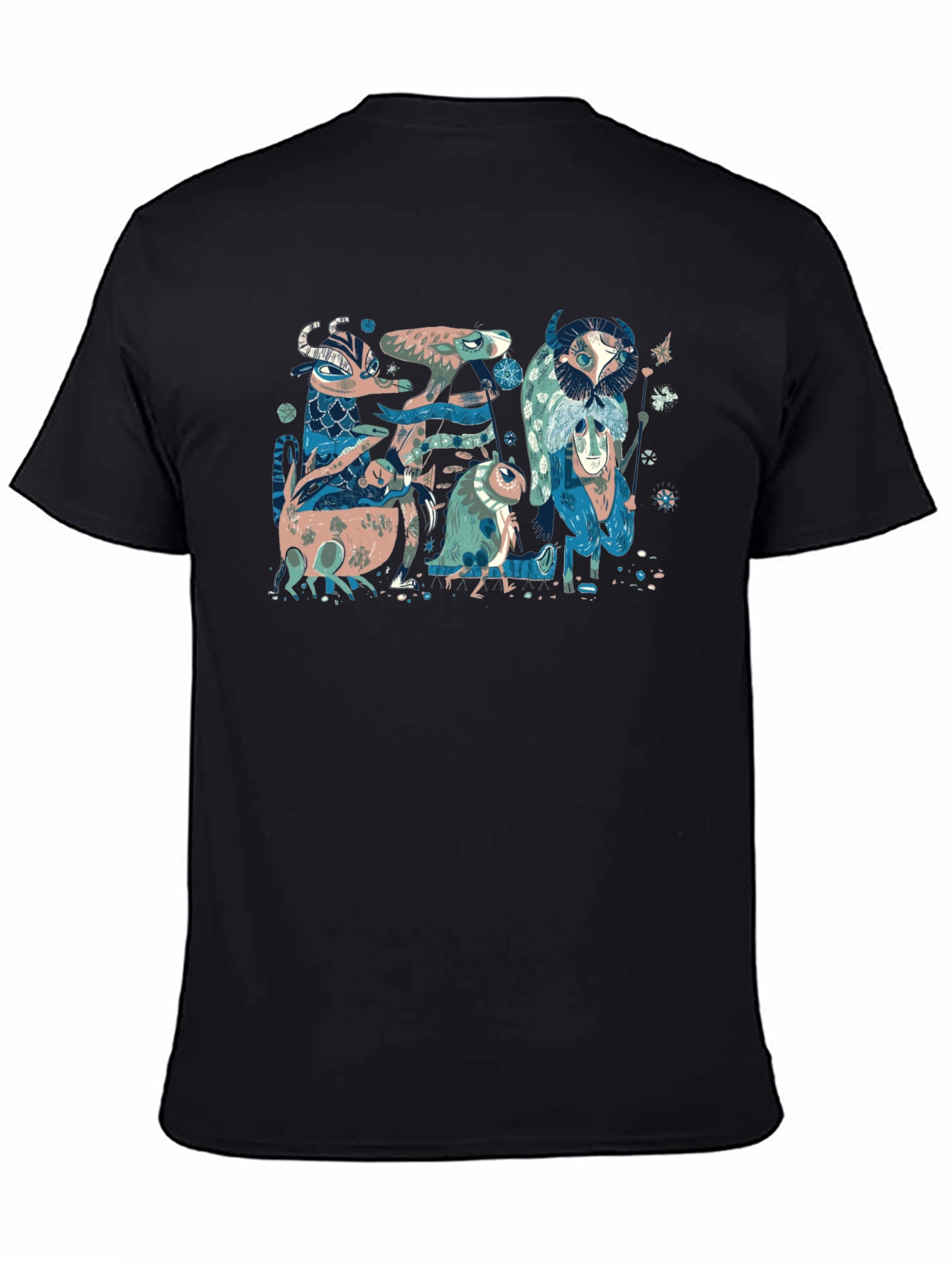 Fantasy Creature Graphic Tee - Unique Design