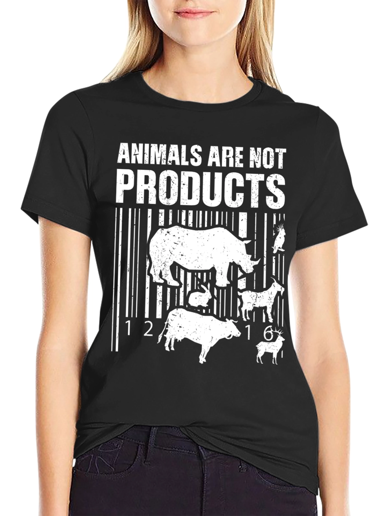 Animals Are Not Products Graphic Tee - Vegan Activism