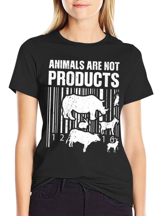 Animals Are Not Products Graphic Tee - Vegan Activism