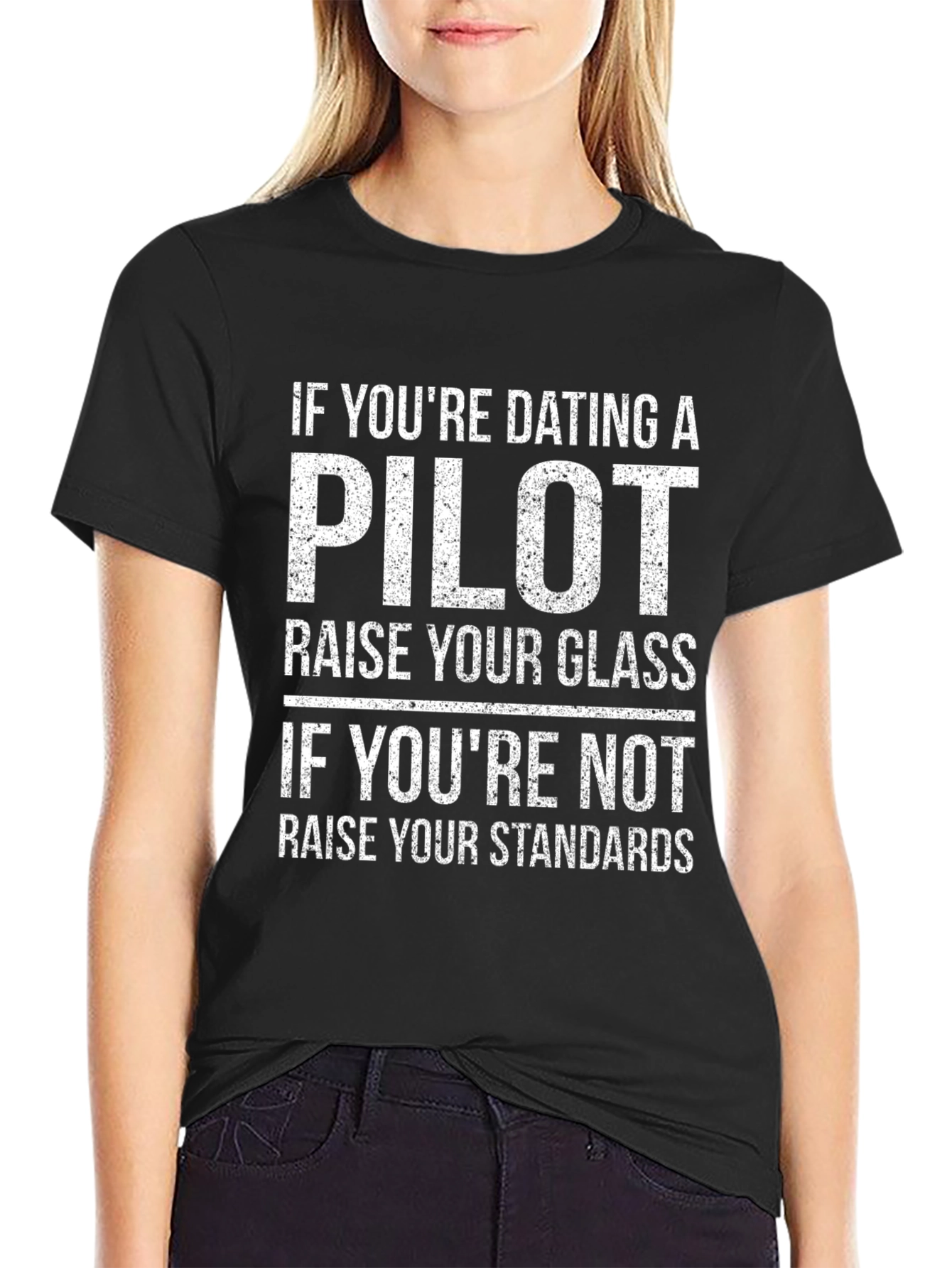 Pilot Dating Humor T-Shirt