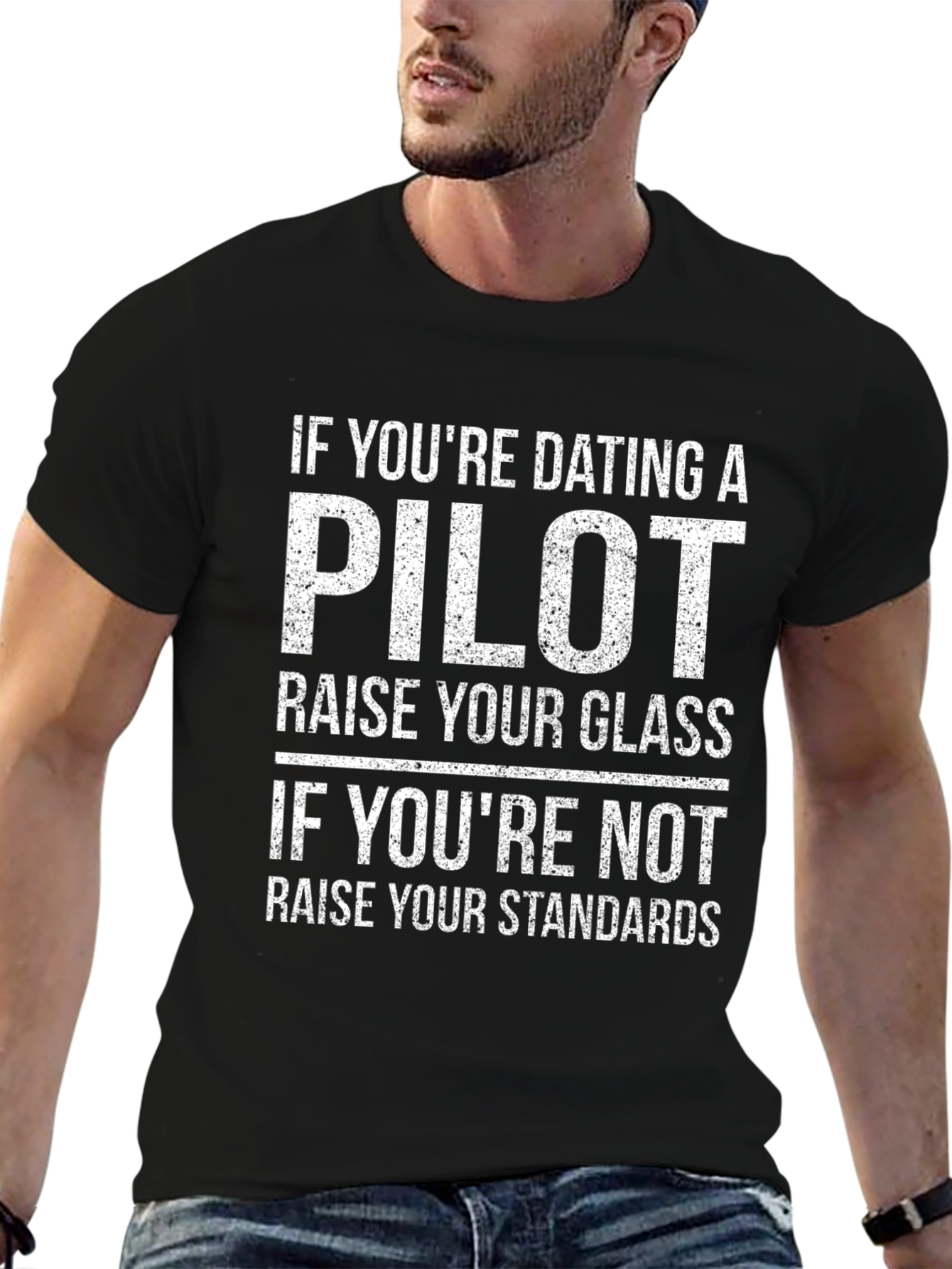 Pilot Dating Humor T-Shirt
