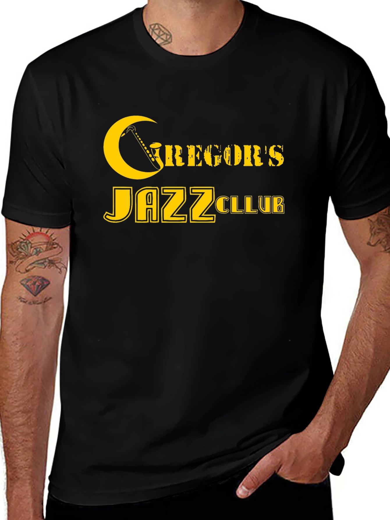 Gregors Jazz Club Black T-Shirt