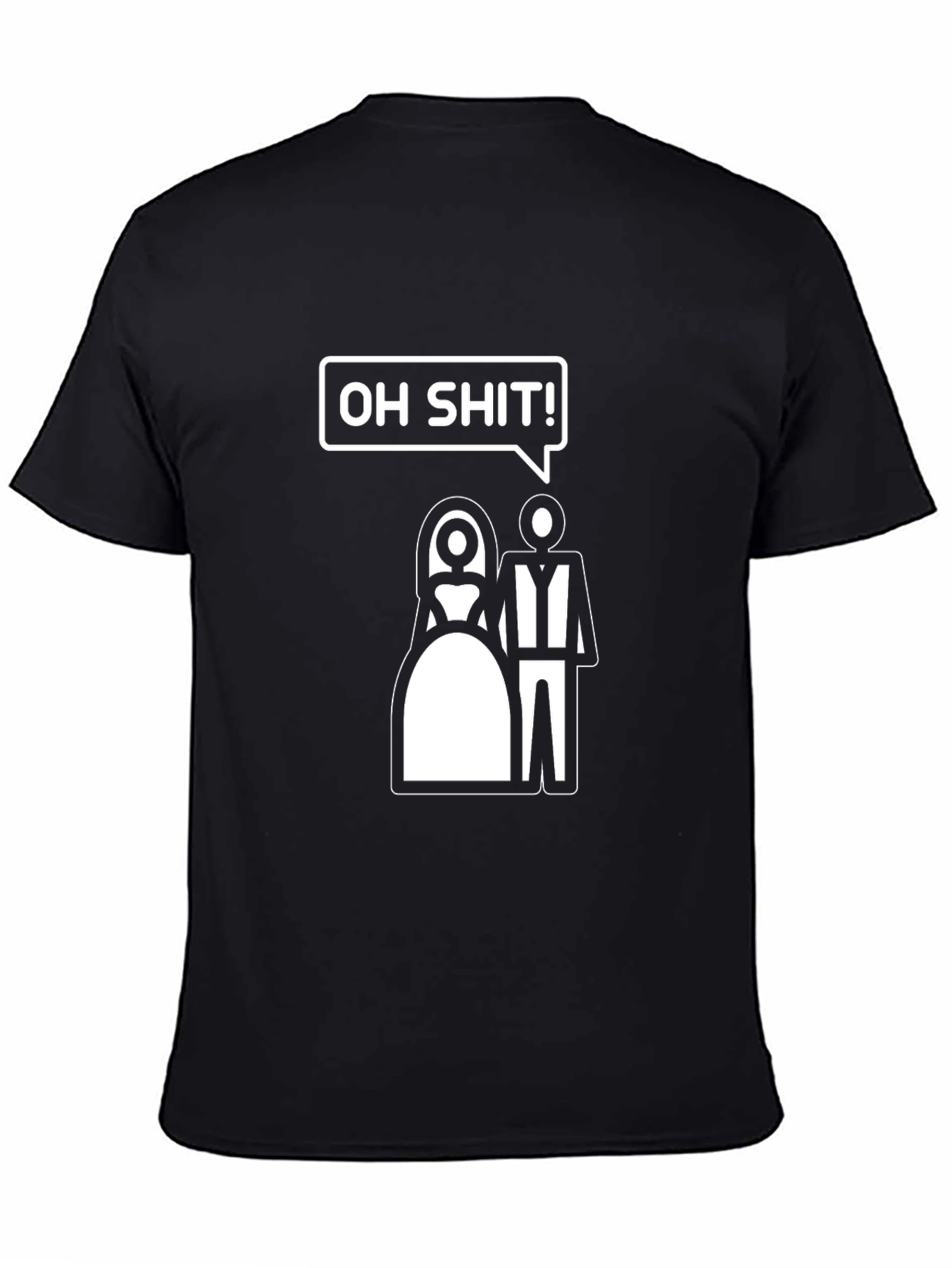 Funny Oh Shit! Wedding Graphic Tee