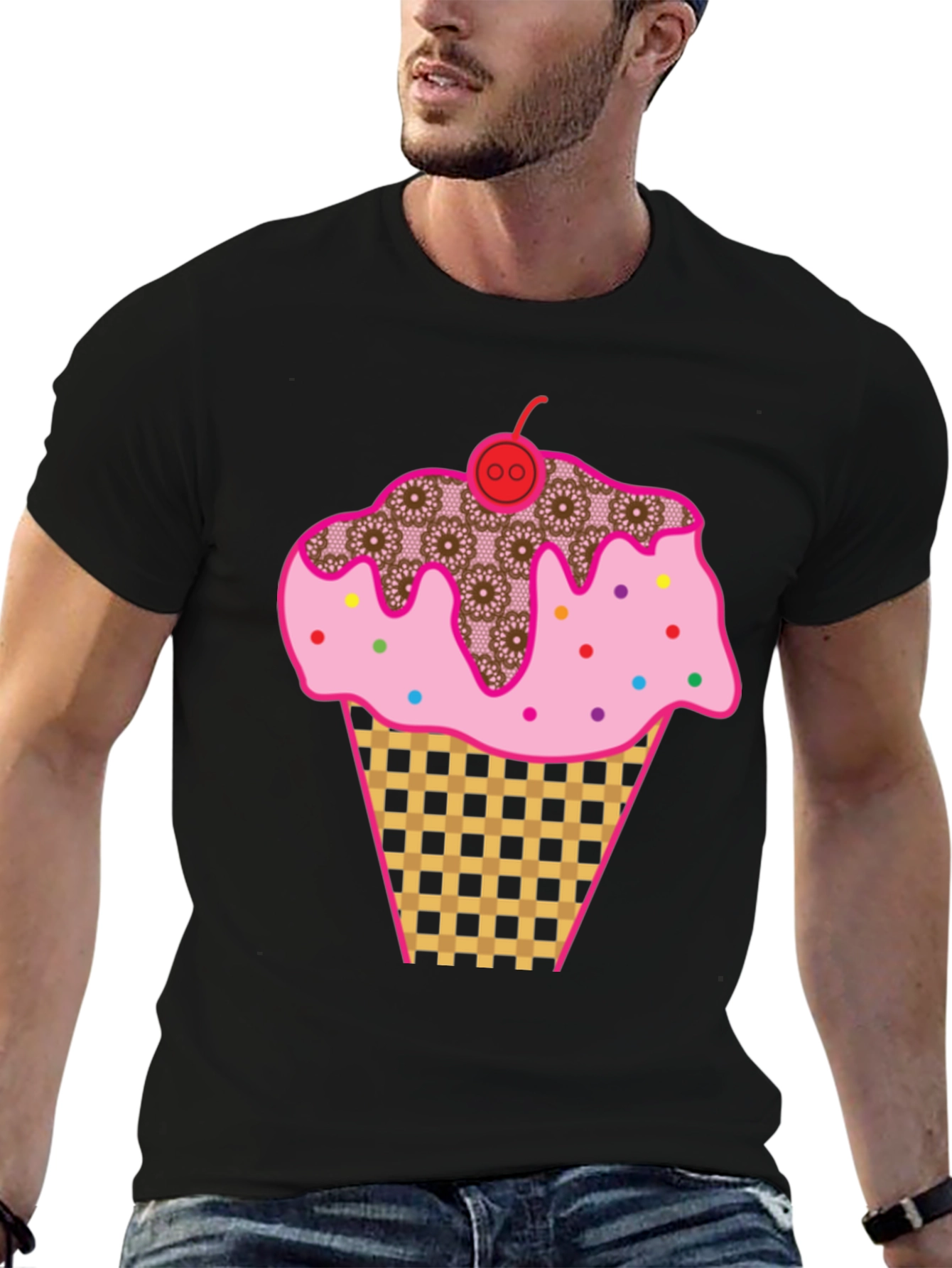 Cupcake Graphic Tee - Fun Novelty Shirt