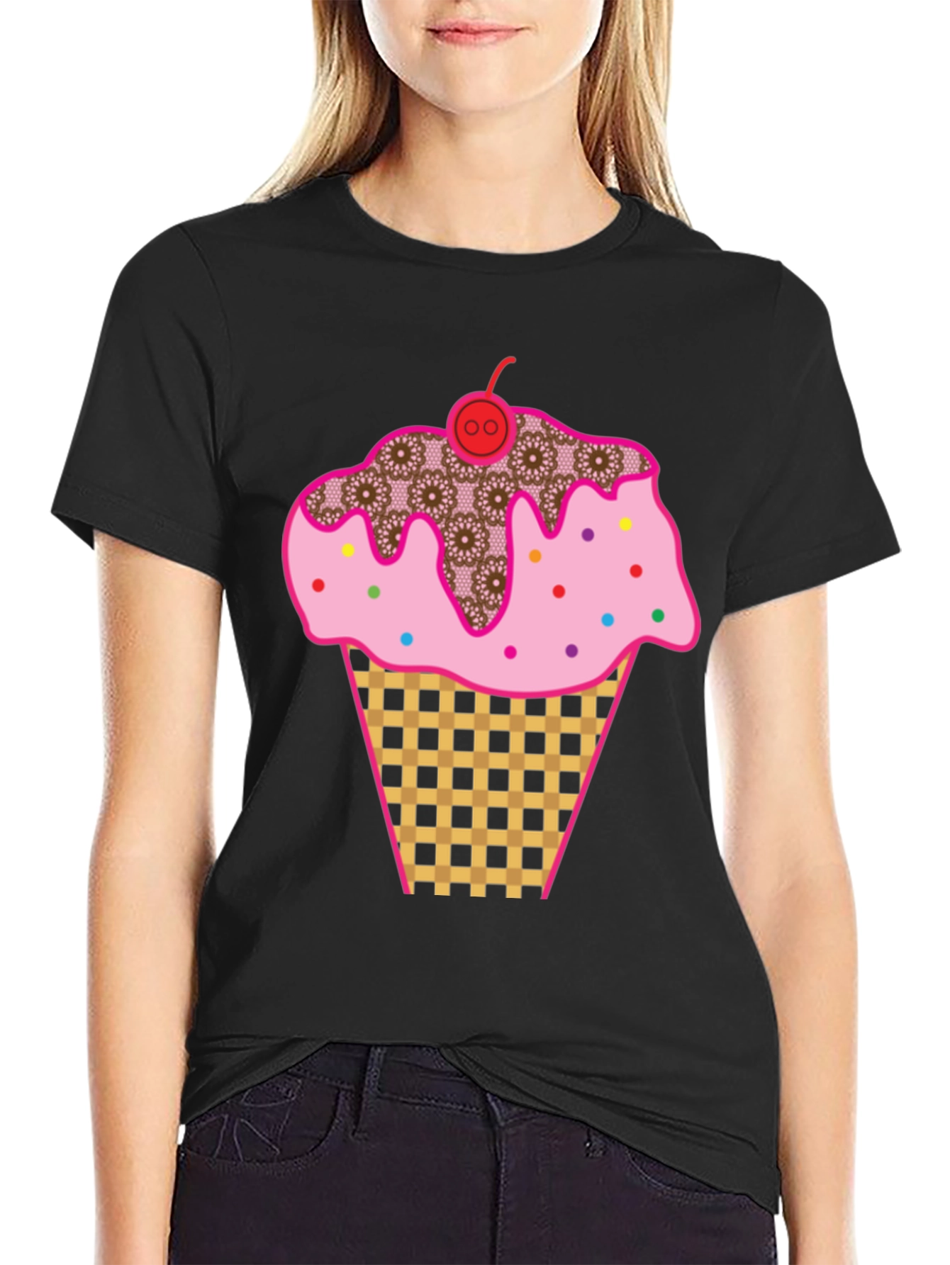 Cupcake Graphic Tee - Fun Novelty Shirt