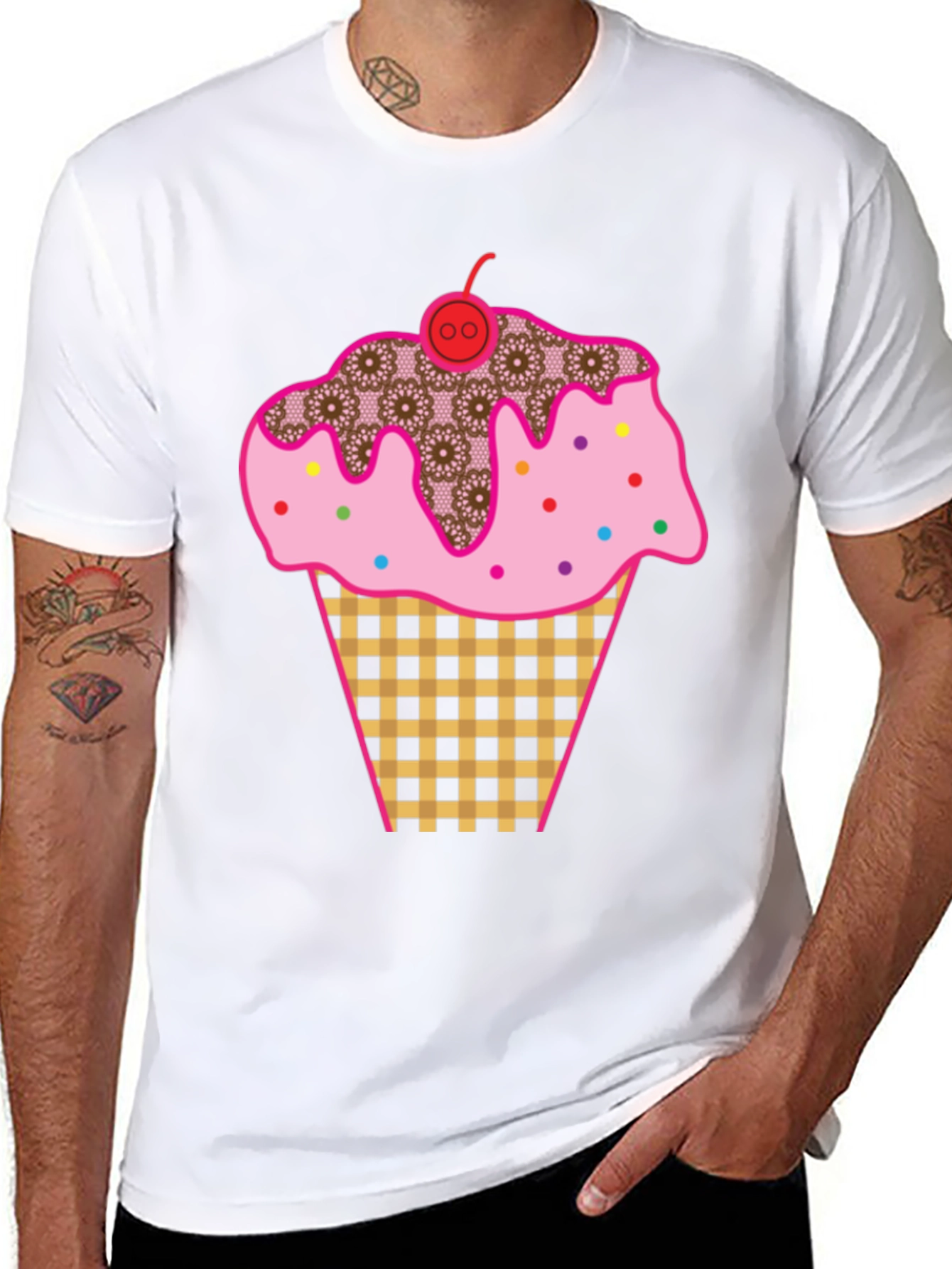 Cupcake Graphic Tee - Fun Novelty Shirt