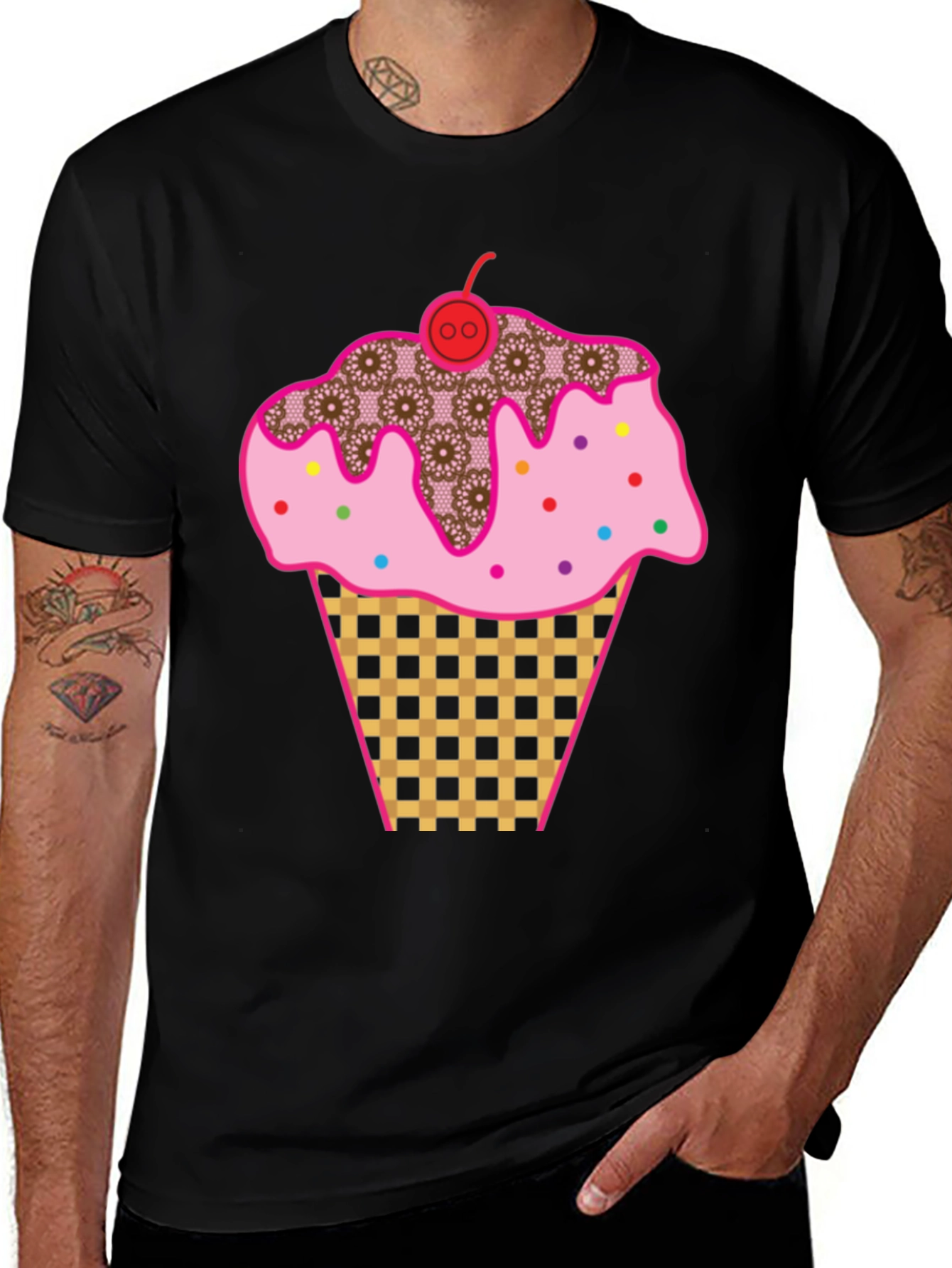 Cupcake Graphic Tee - Fun Novelty Shirt
