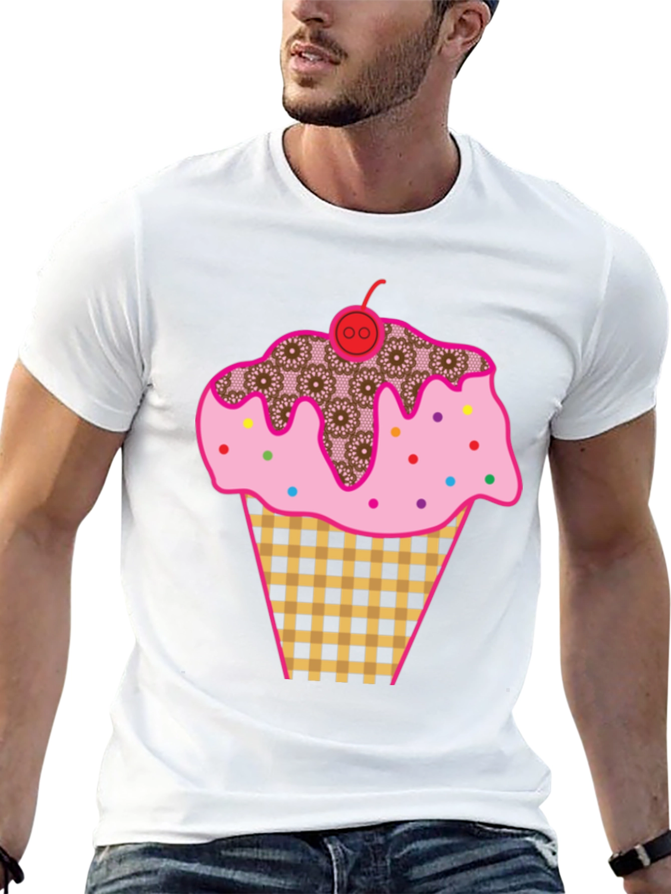 Cupcake Graphic Tee - Fun Novelty Shirt