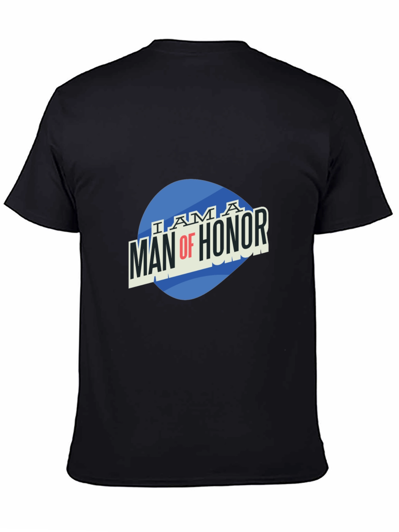 Man of Honor Graphic Tee - Black