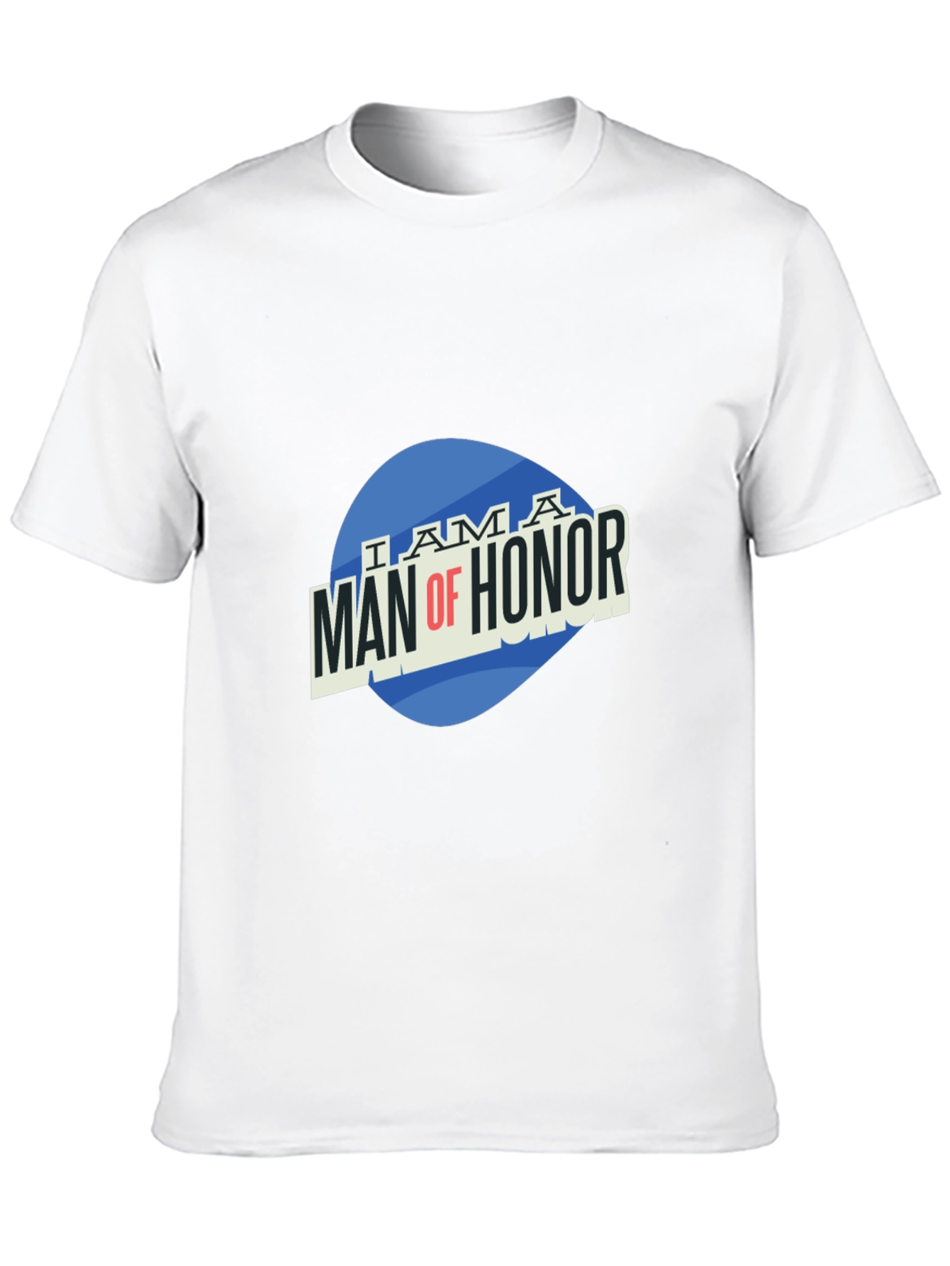 Man of Honor Graphic Tee - Black