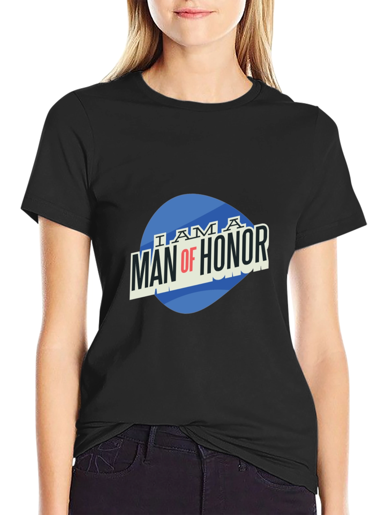 Man of Honor Graphic Tee - Black