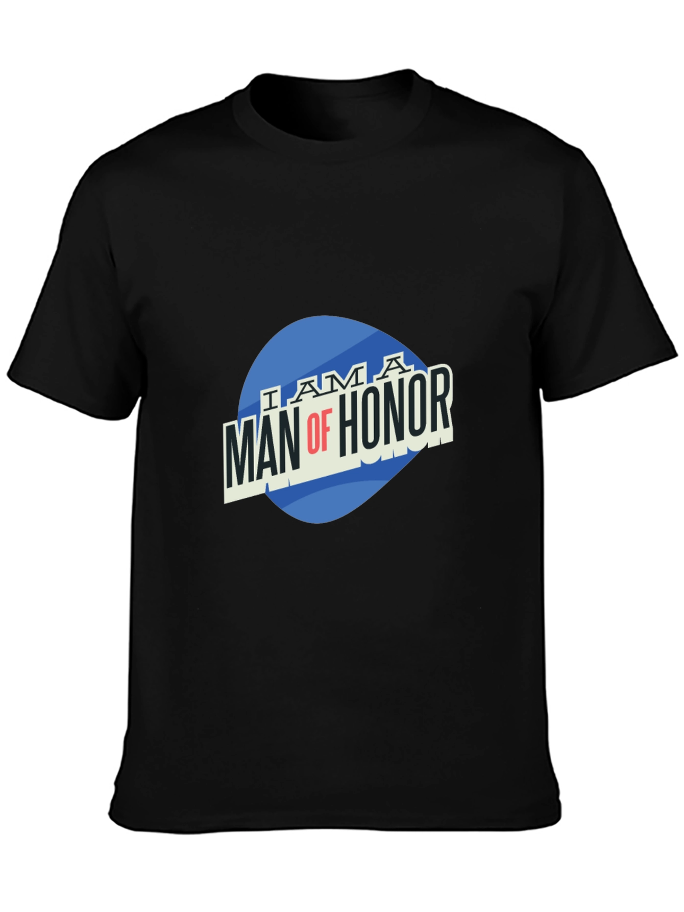 Man of Honor Graphic Tee - Black