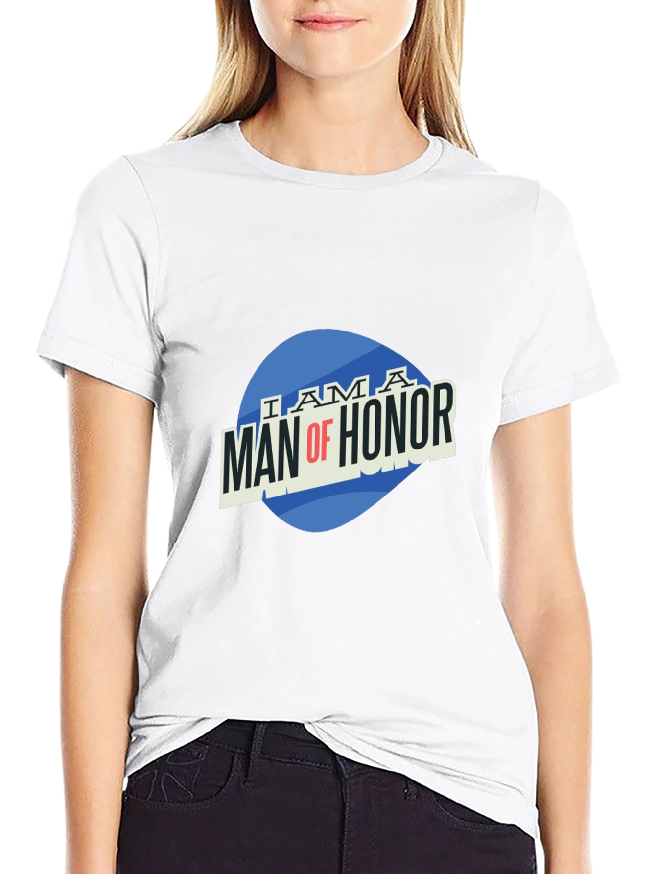 Man of Honor Graphic Tee - Black
