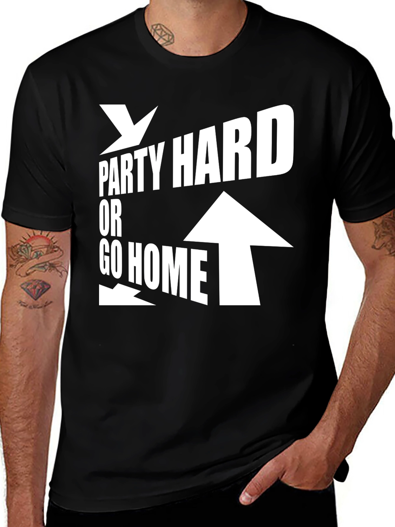 Party Hard or Go Home Graphic Tee
