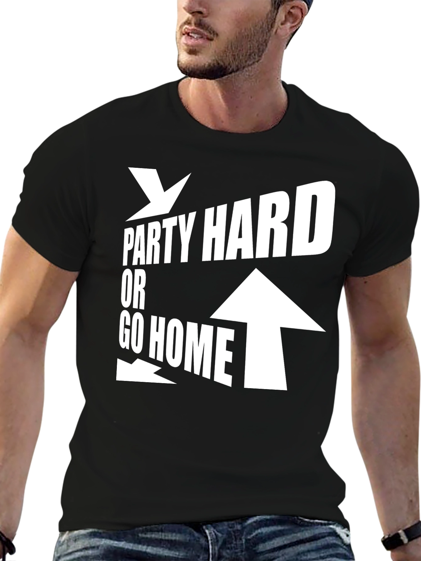 Party Hard or Go Home Graphic Tee