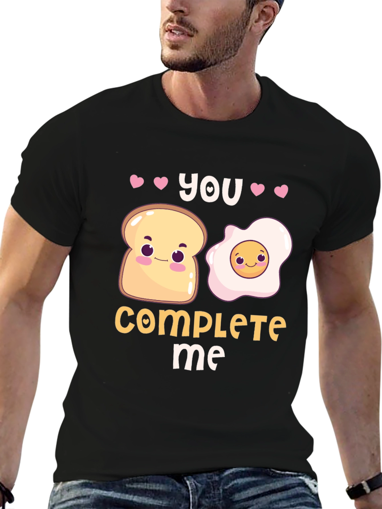 You Complete Me Funny Matching Couples T-Shirt