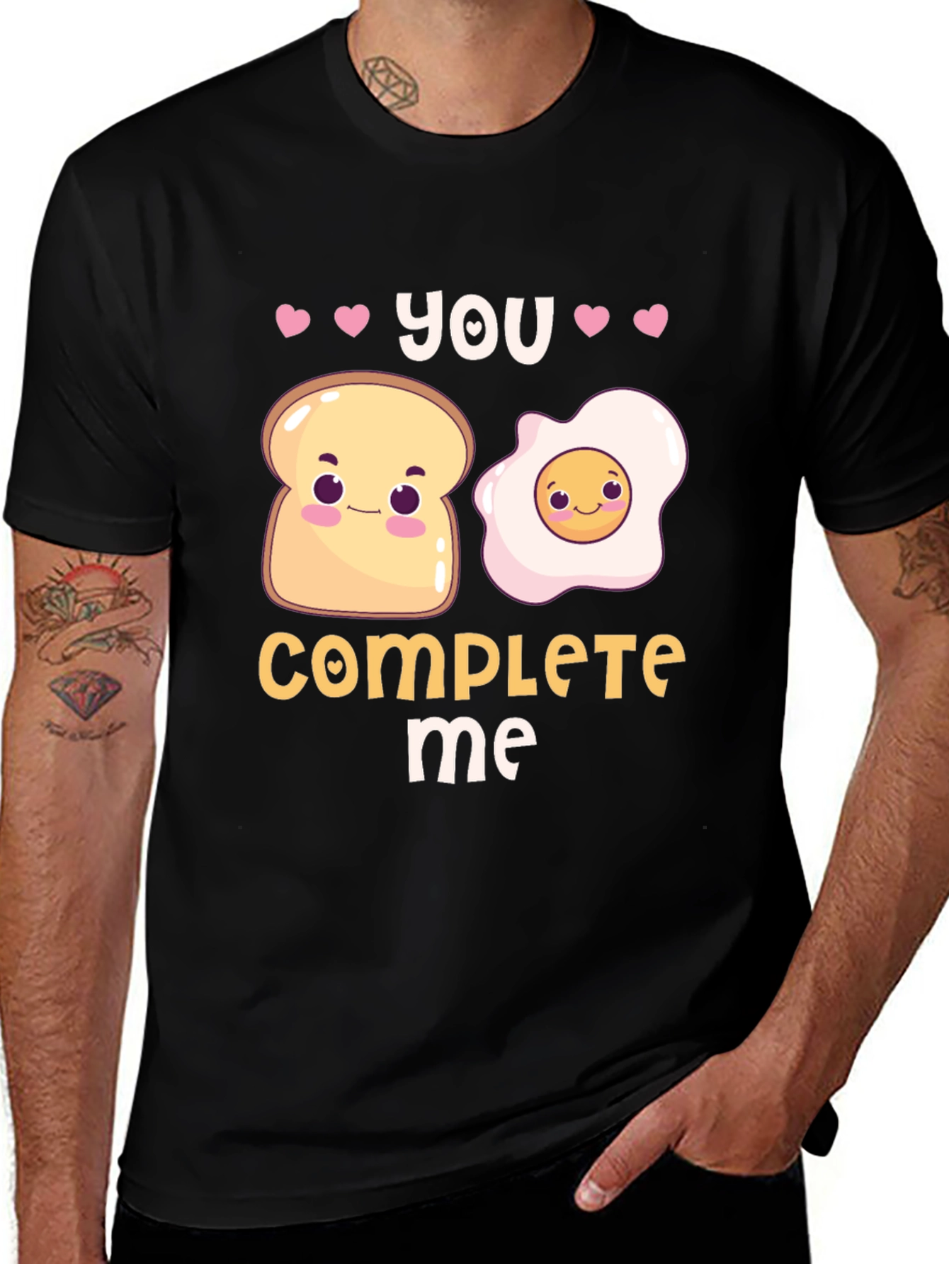 You Complete Me Funny Matching Couples T-Shirt