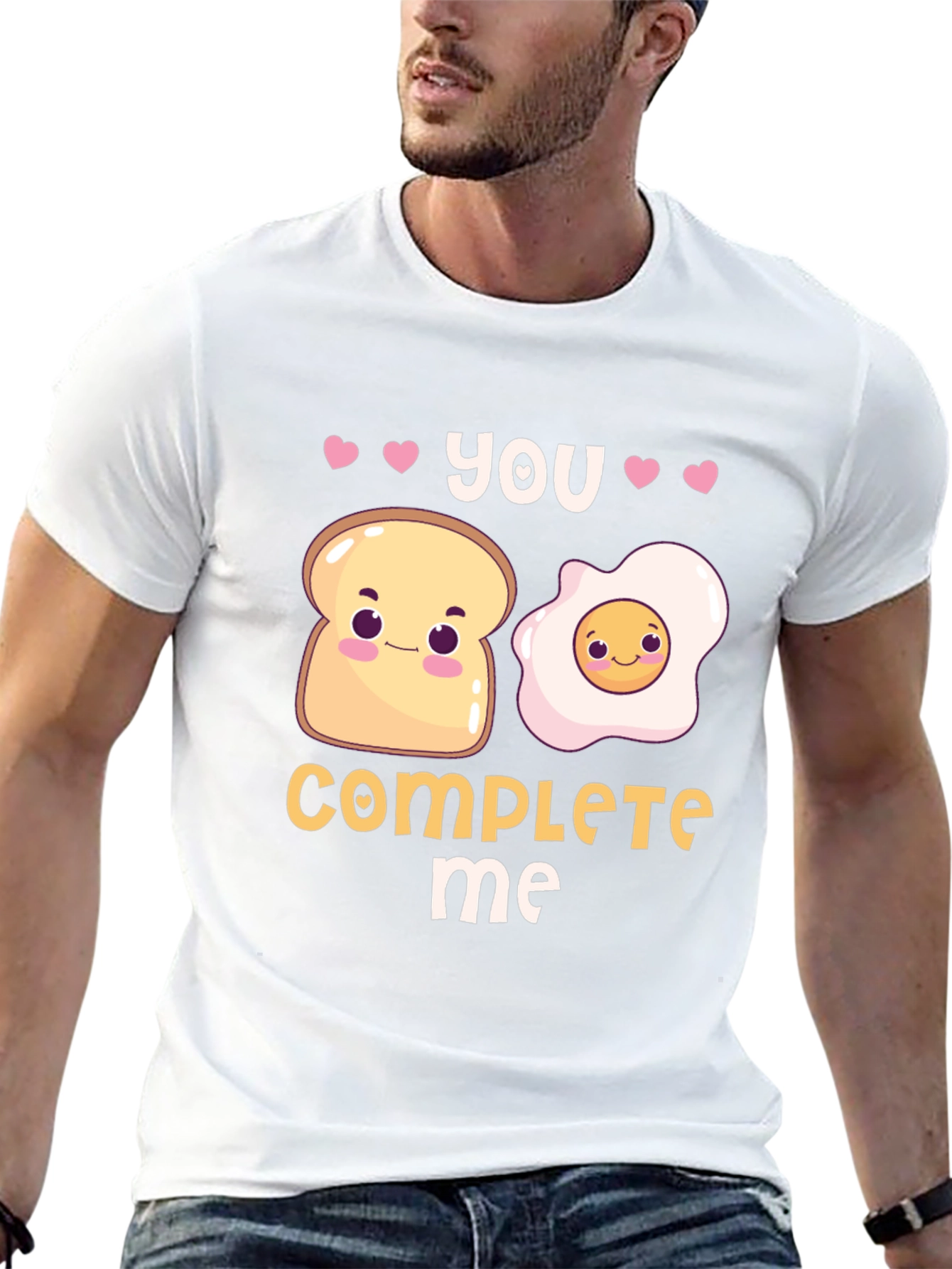 You Complete Me Funny Matching Couples T-Shirt