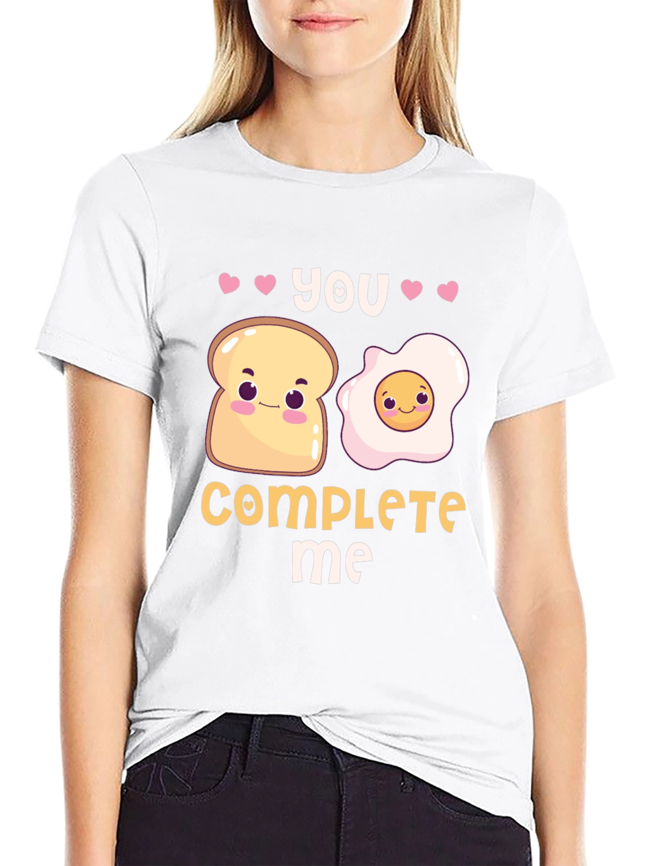 You Complete Me Funny Matching Couples T-Shirt