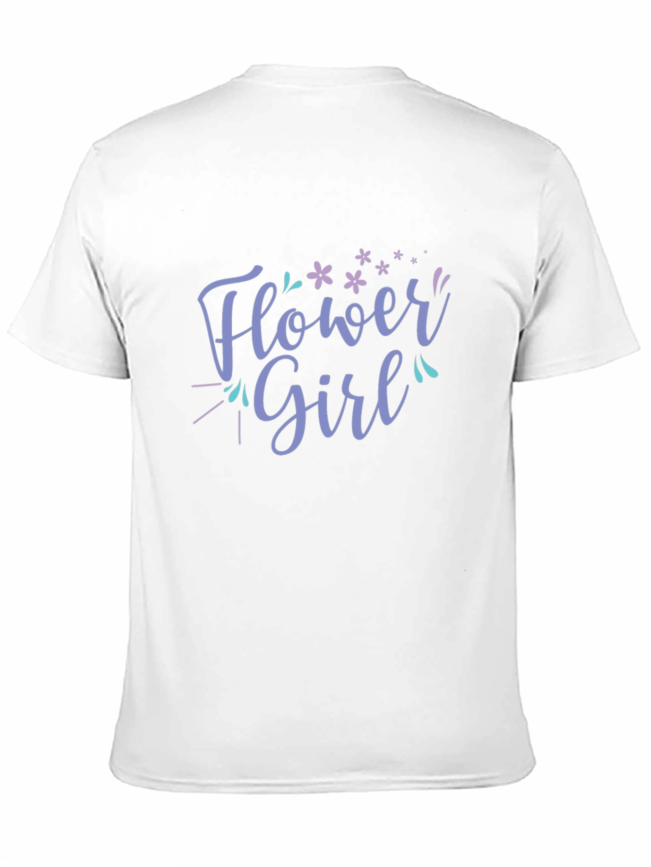 Flower Girl T-Shirt - Cute Floral Design Tee