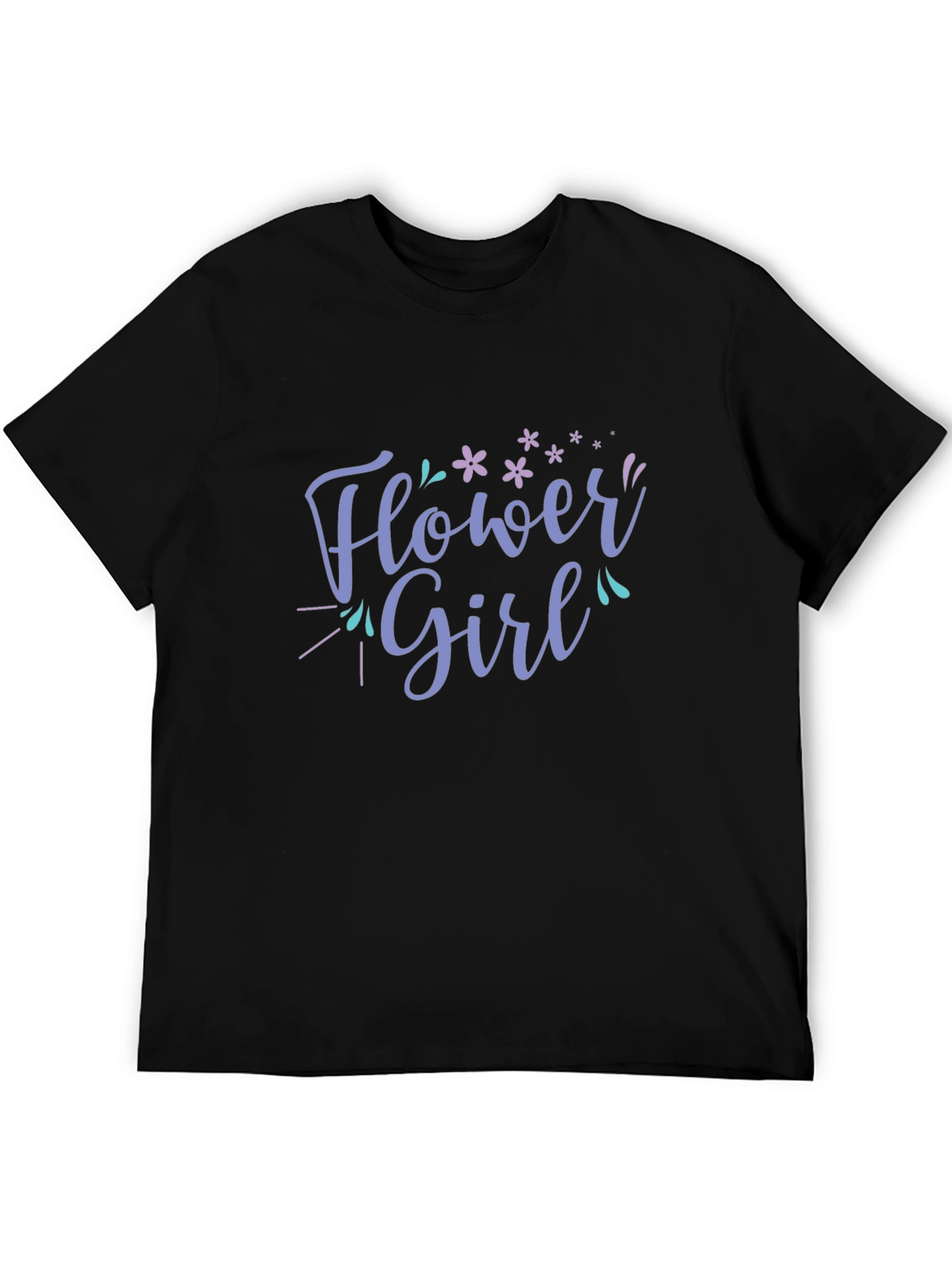 Flower Girl T-Shirt - Cute Floral Design Tee