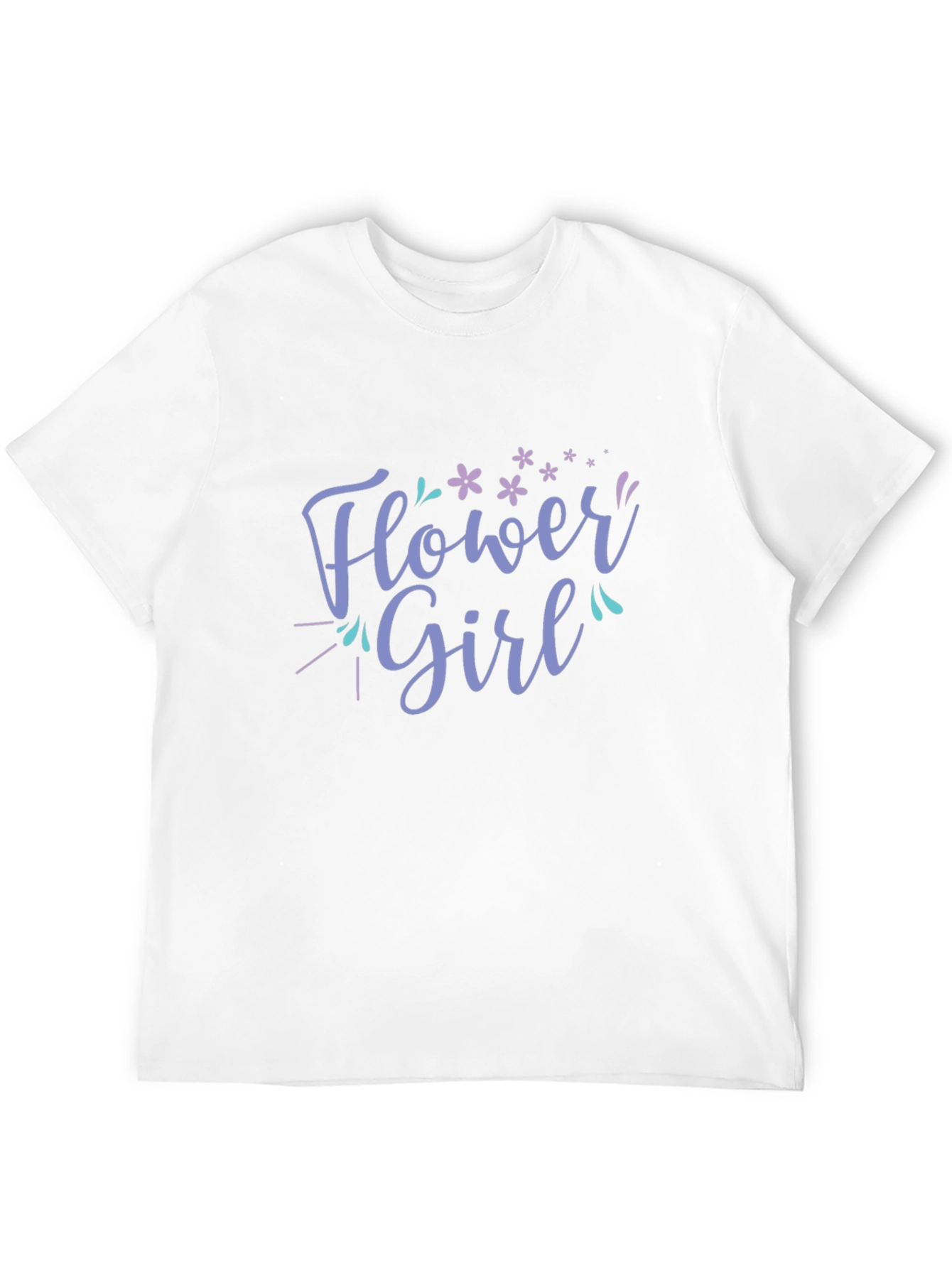 Flower Girl T-Shirt - Cute Floral Design Tee