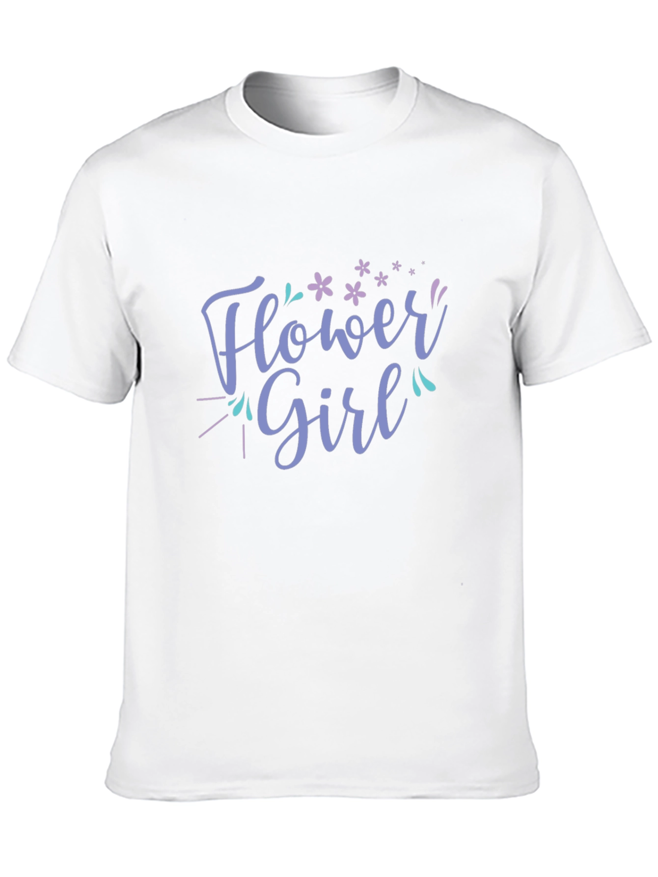 Flower Girl T-Shirt - Cute Floral Design Tee