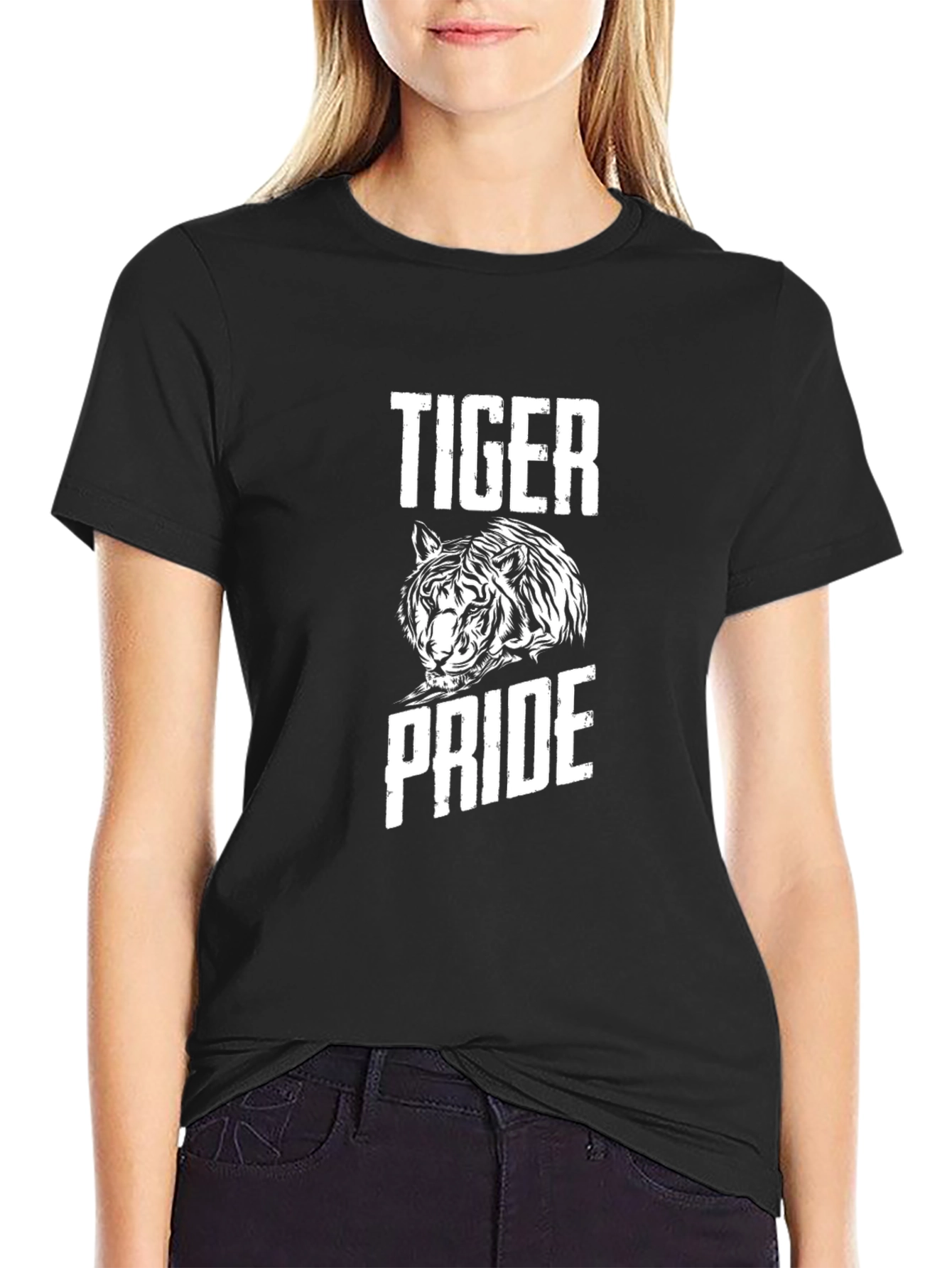 Tiger Pride Graphic Tee - Mens Black T-Shirt
