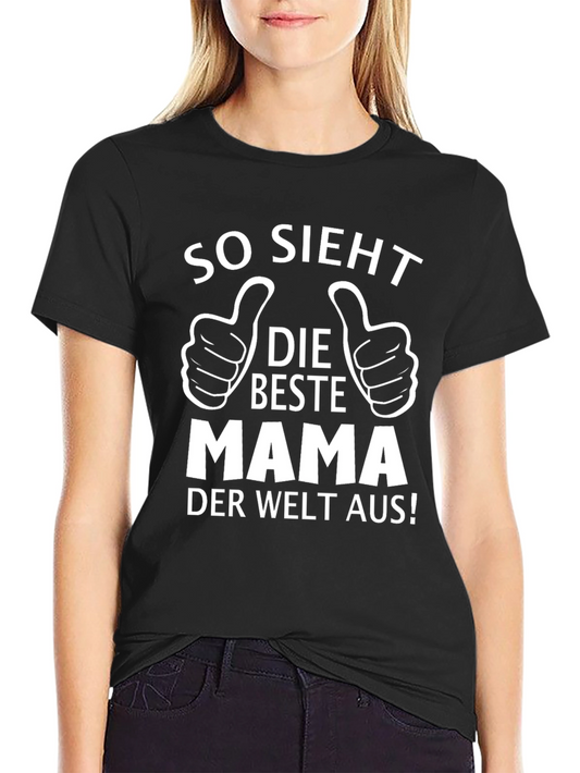 Best Mom T-Shirt - Funny German Mama Design