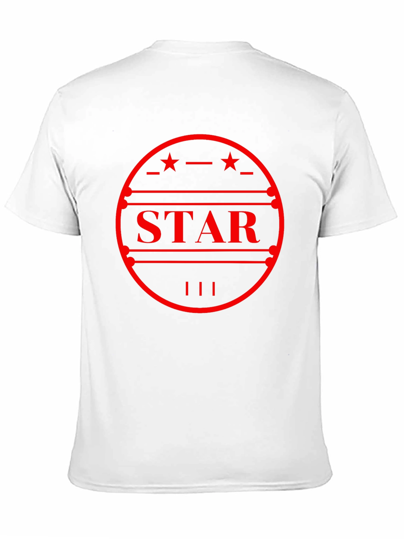 Black Star Graphic Tee - Stylish Mens T-Shirt