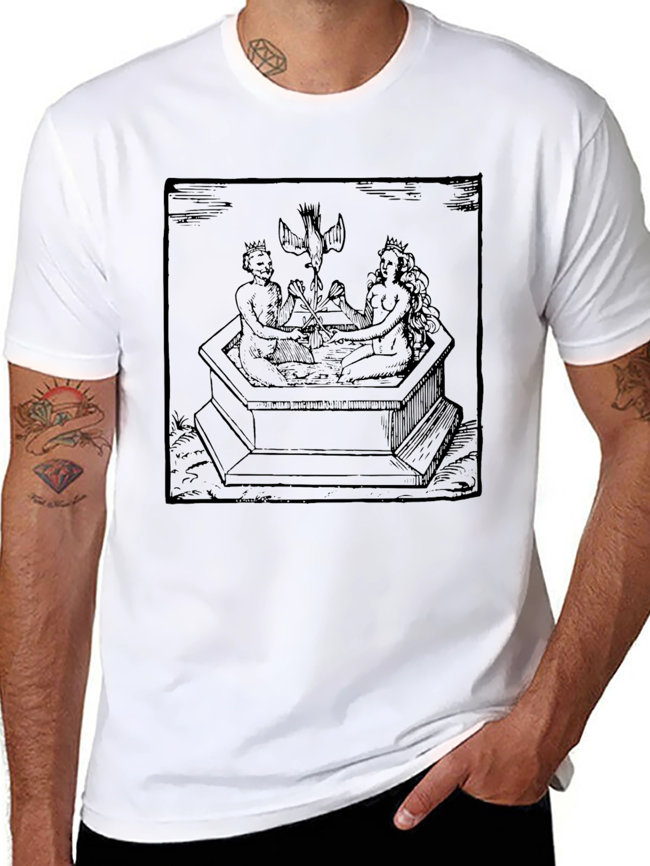 Esoteric Alchemical King and Queen T-Shirt
