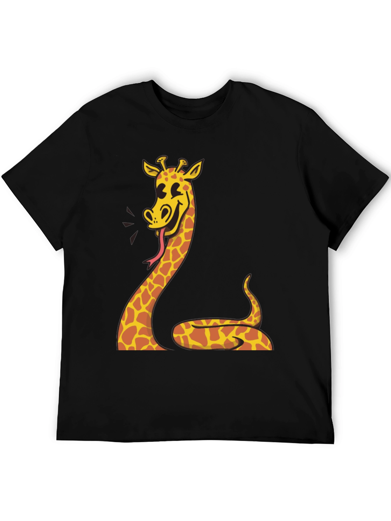 Giraffe Snake Funny Graphic Tee