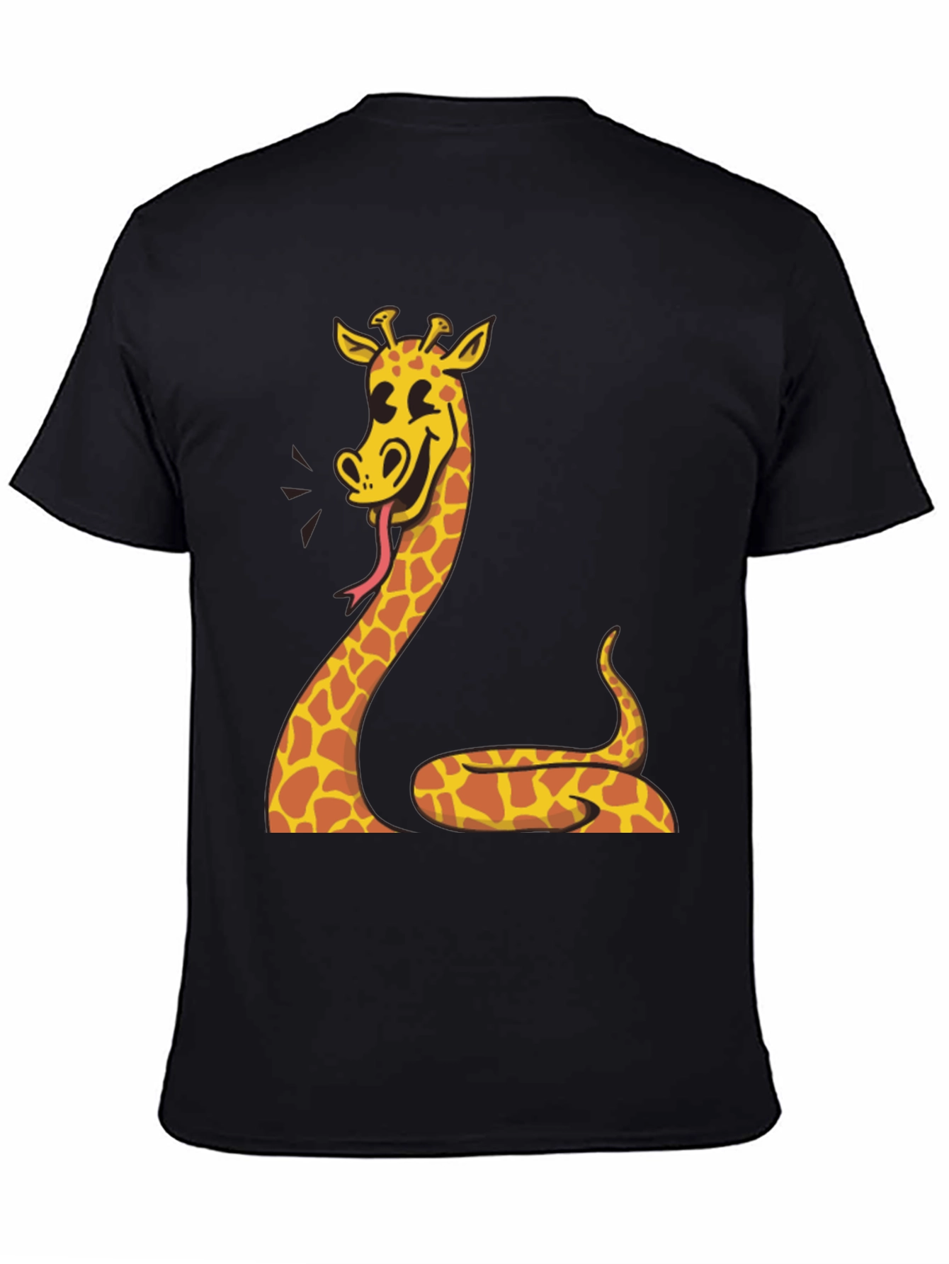 Giraffe Snake Funny Graphic Tee