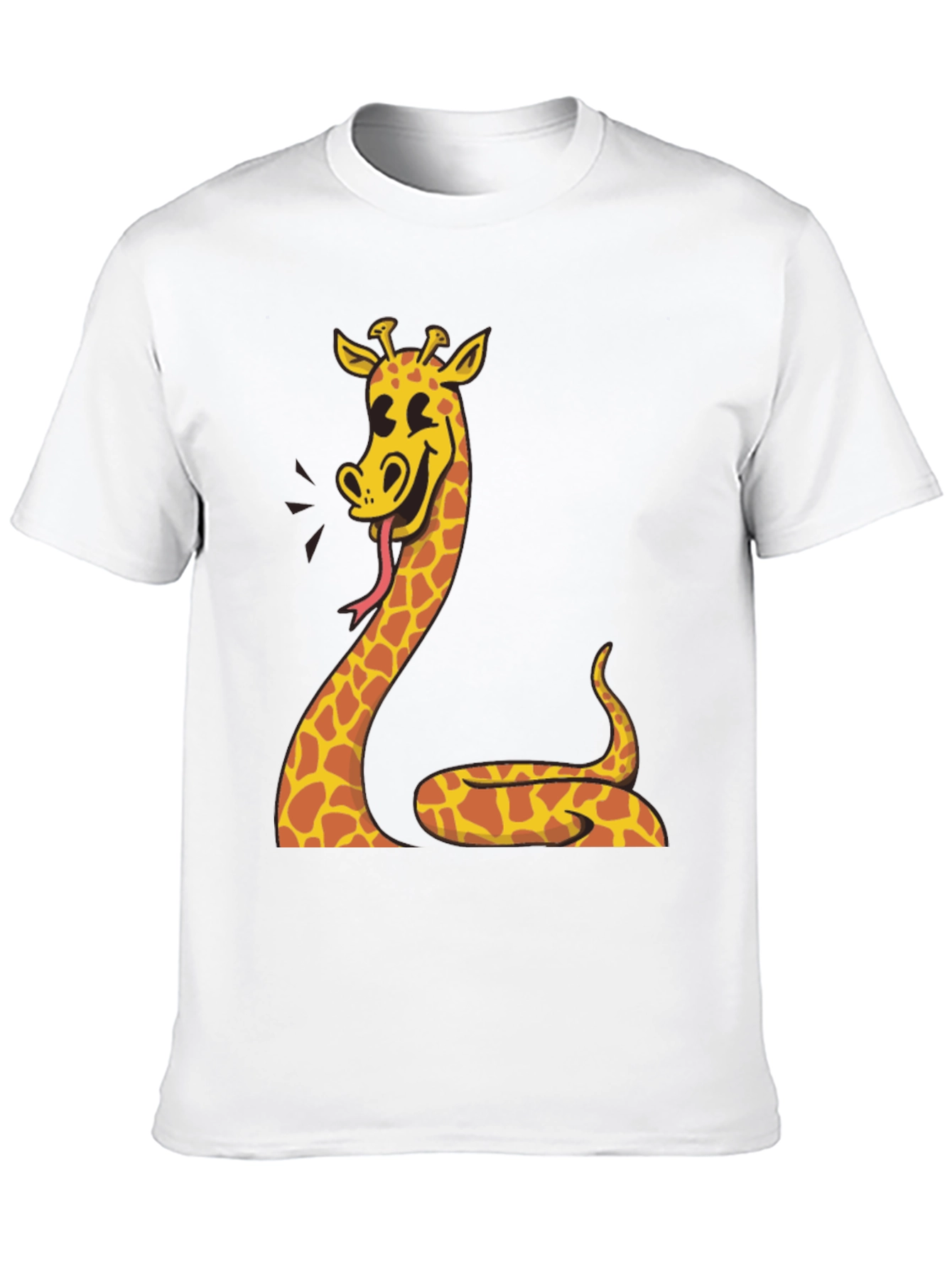 Giraffe Snake Funny Graphic Tee