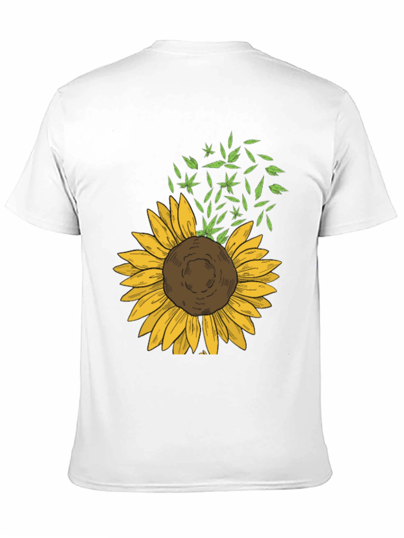 Sunflower Graphic Black Tee