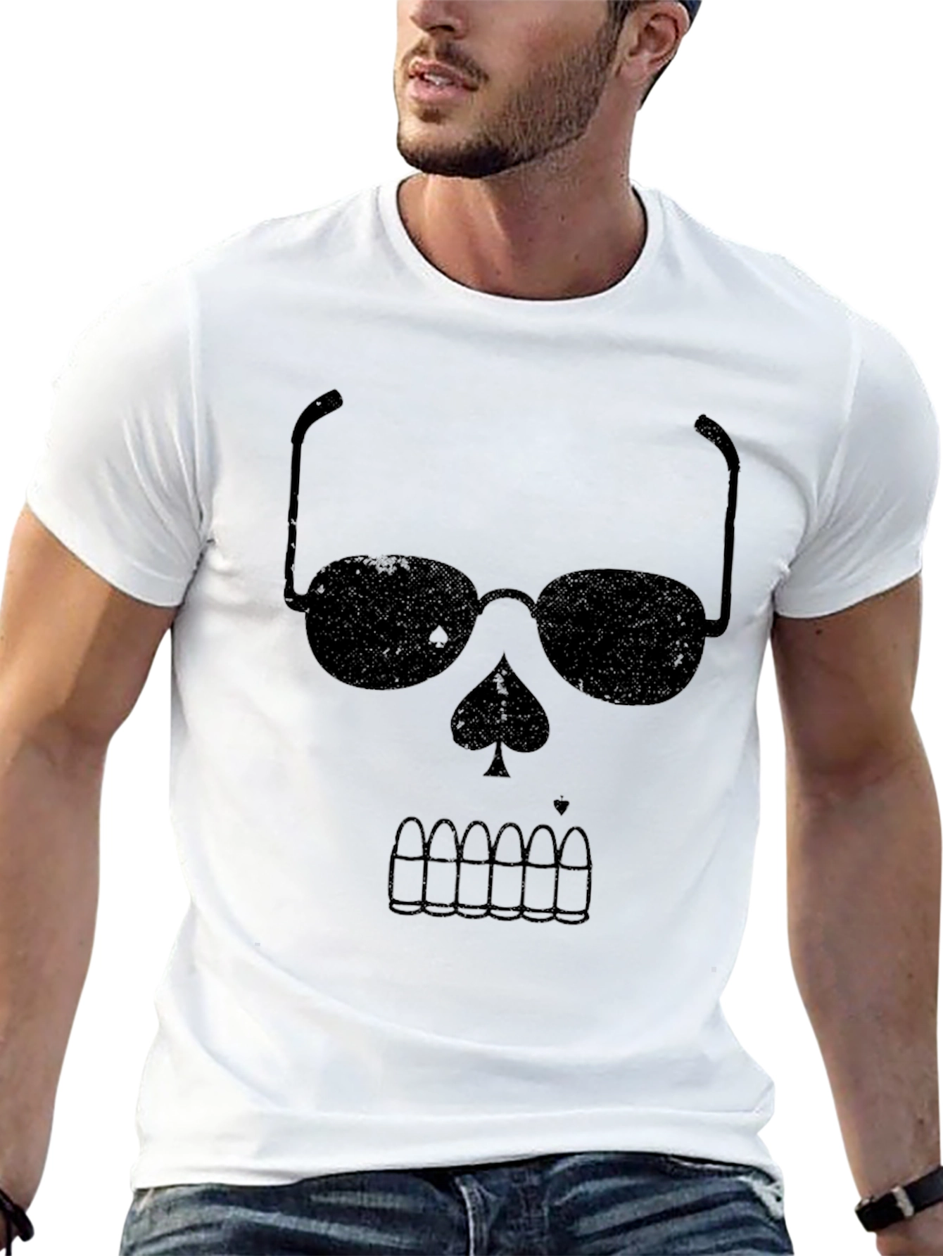Skull Graphic Tee - Cool & Edgy Design