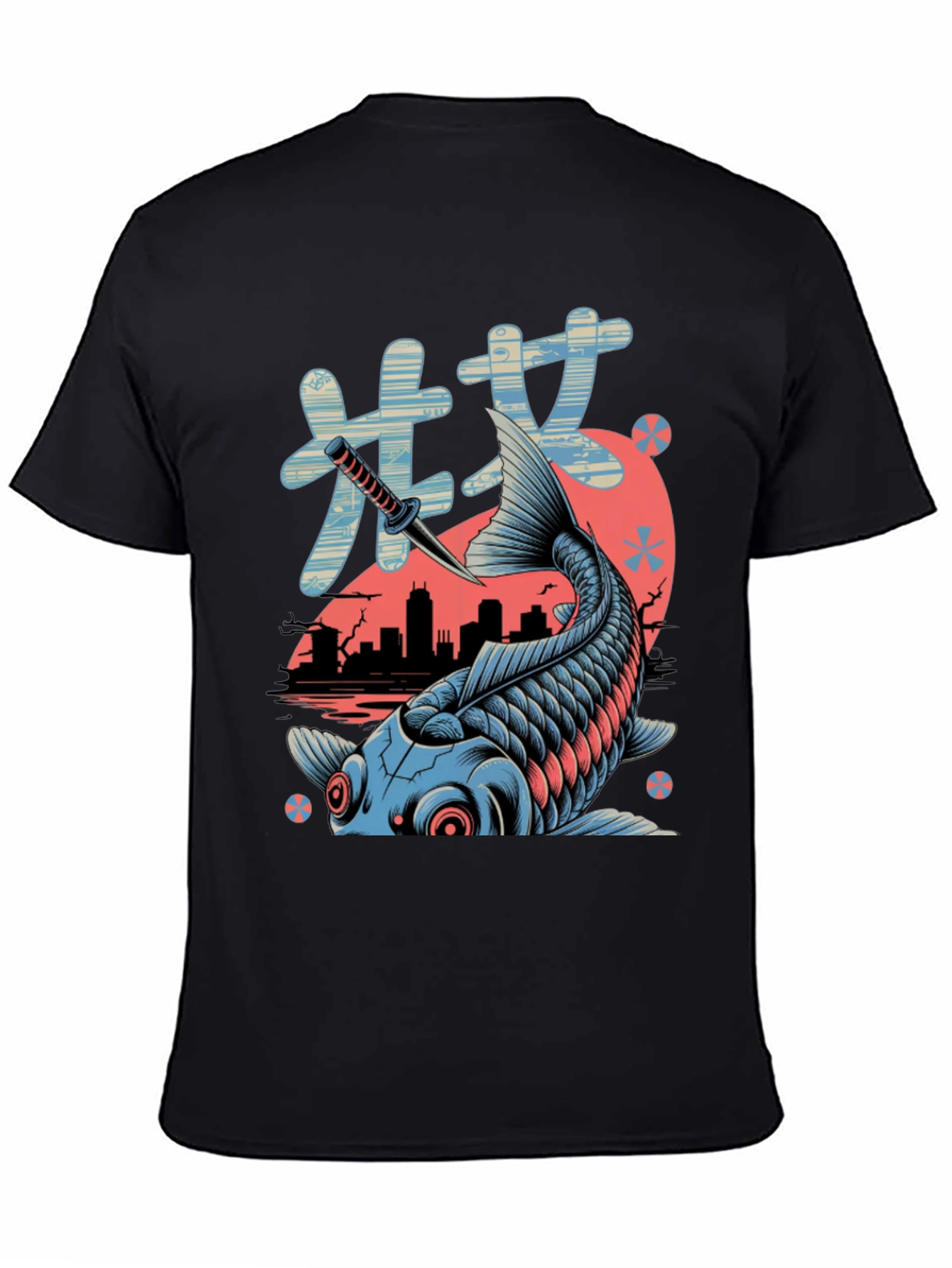 Koi Fish T-Shirt - Urban Samurai Style