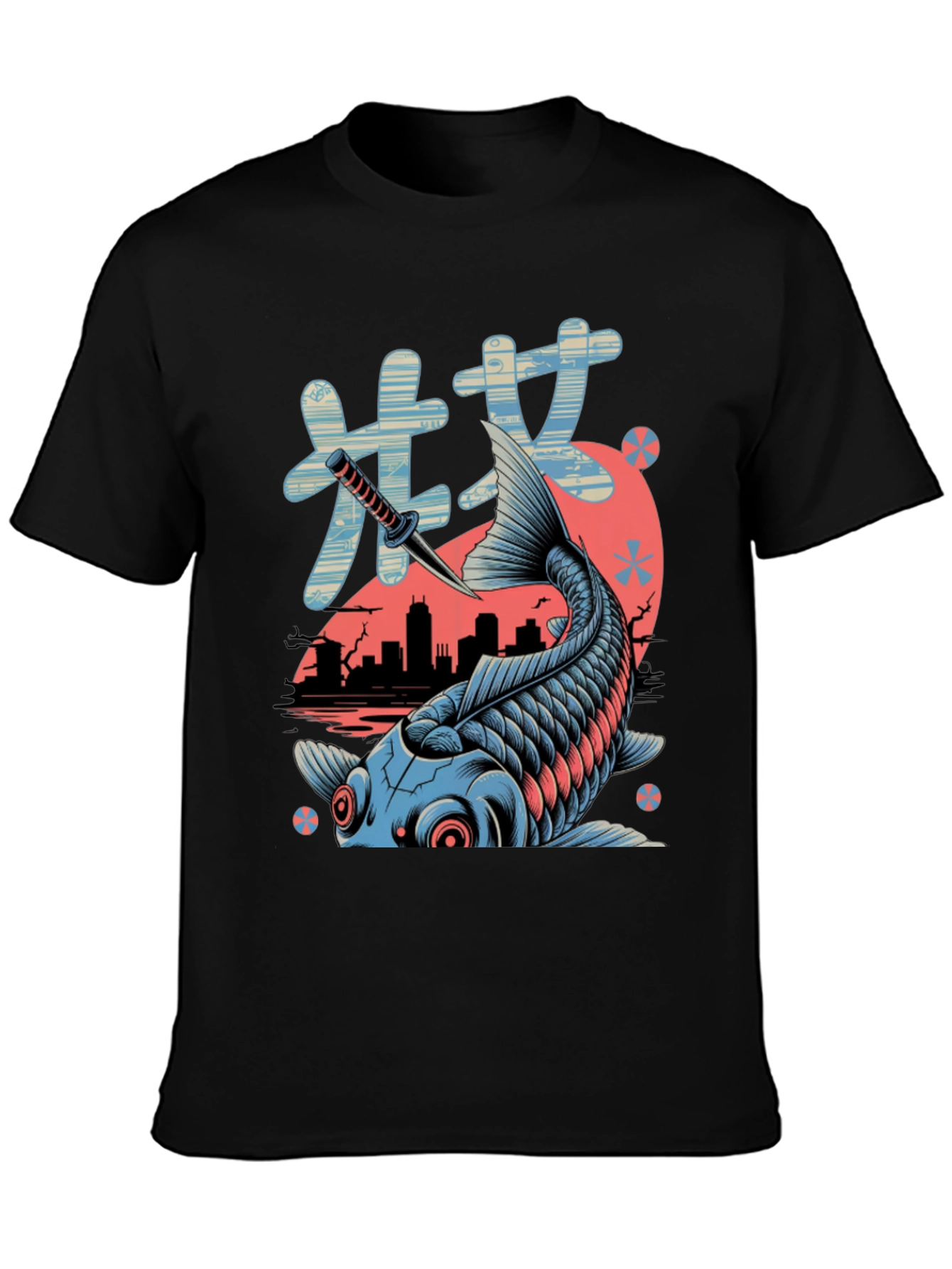 Koi Fish T-Shirt - Urban Samurai Style