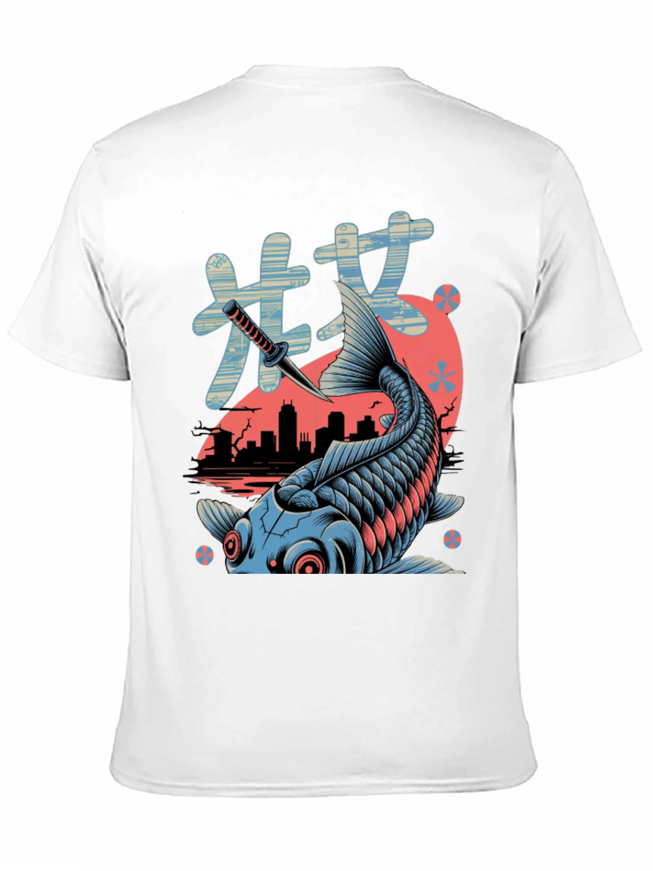 Koi Fish T-Shirt - Urban Samurai Style