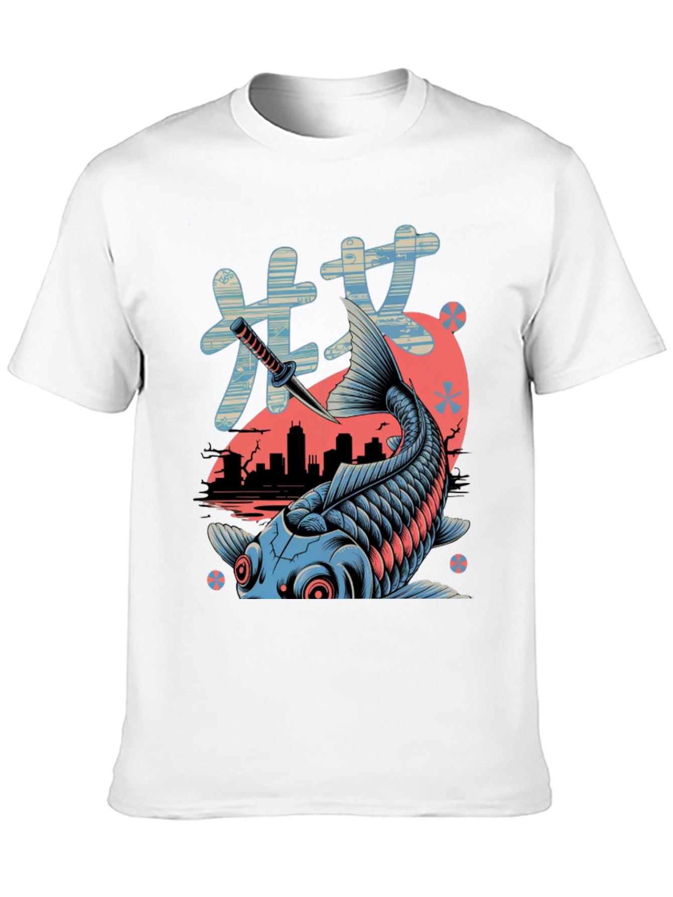 Koi Fish T-Shirt - Urban Samurai Style