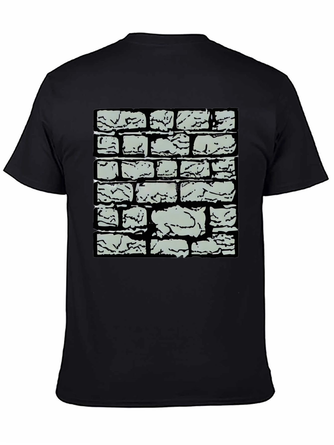 Brick Wall Graphic Tee - Cool Casual Style
