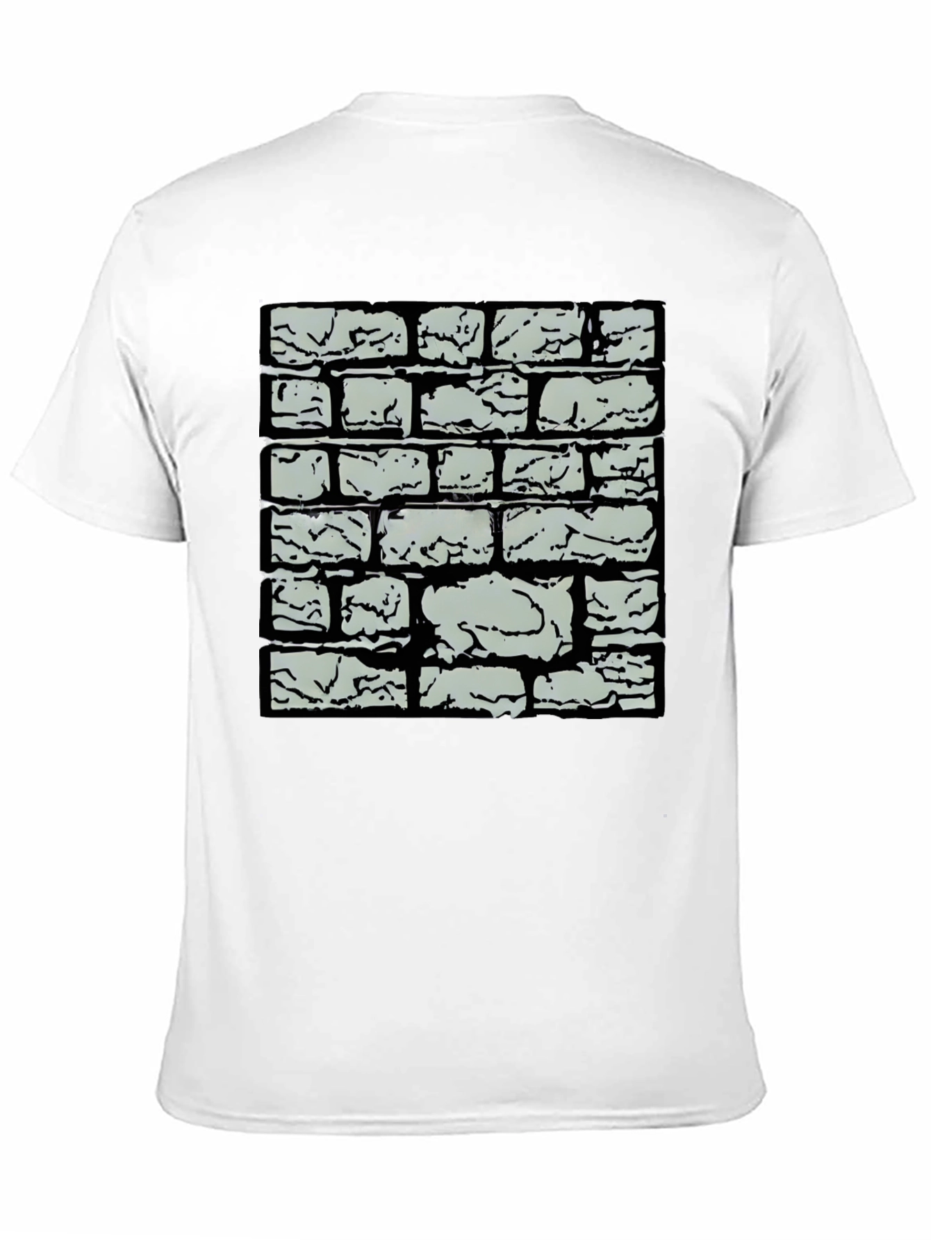 Brick Wall Graphic Tee - Cool Casual Style
