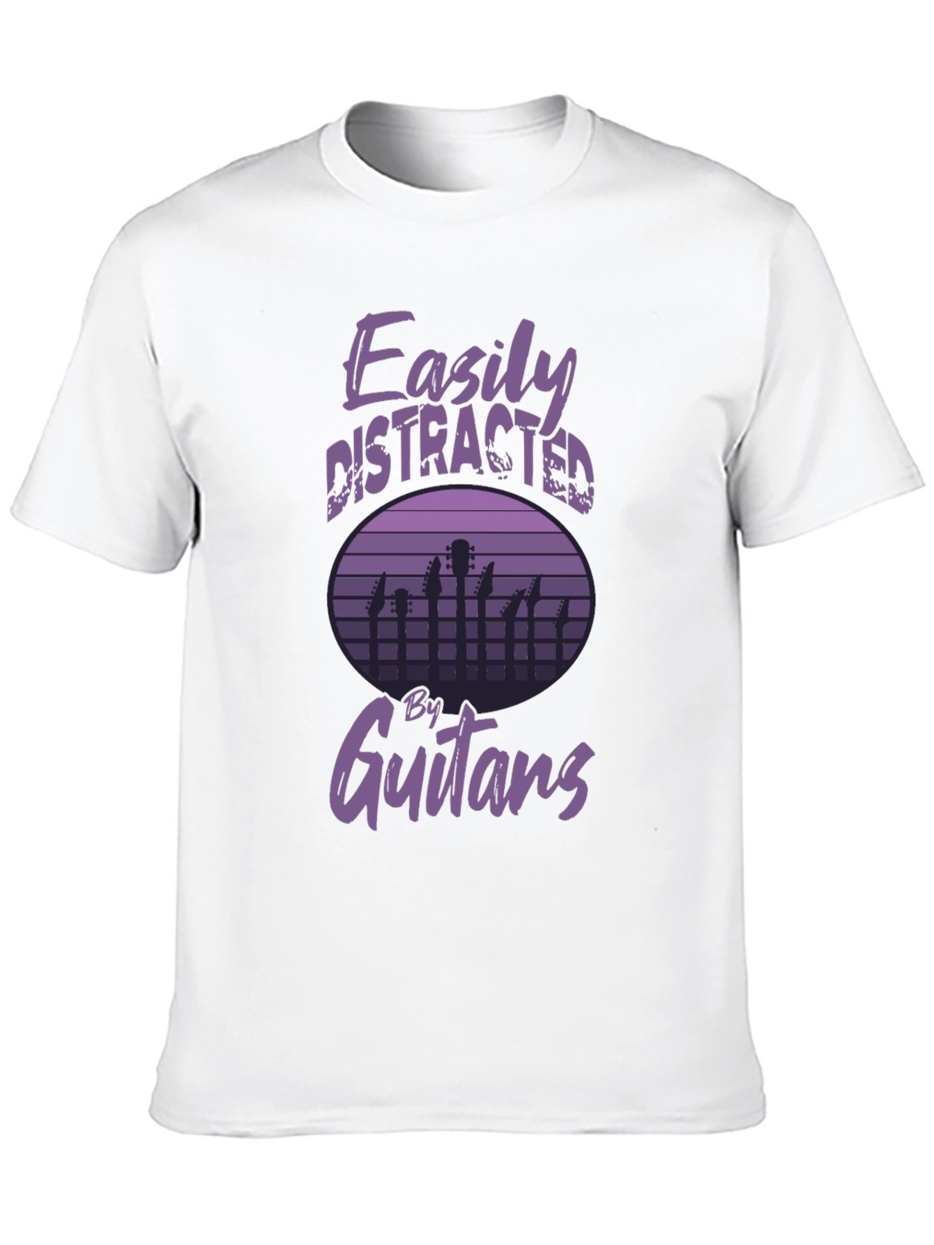 Easily Distracted by Guitars Graphic Tee