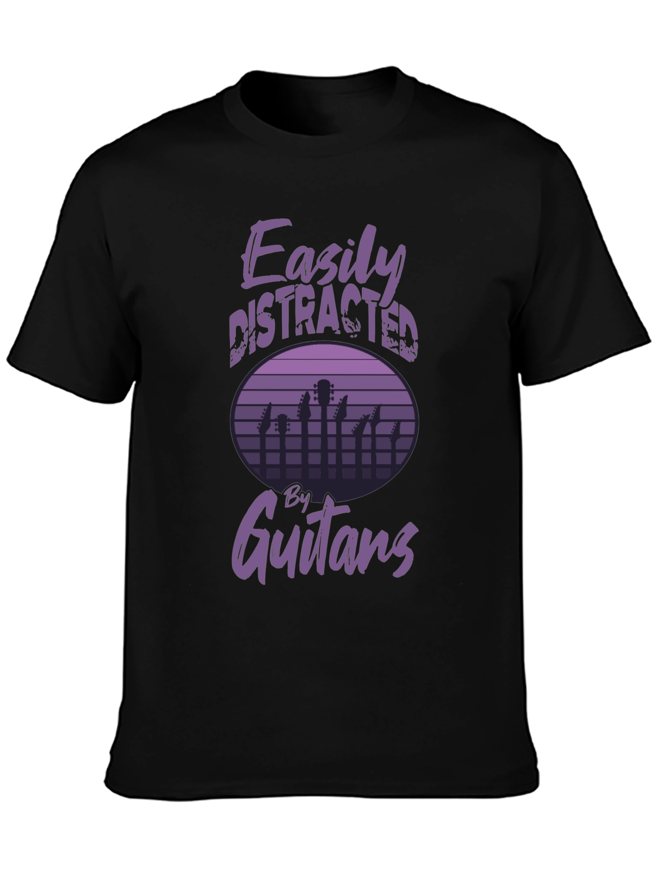 Easily Distracted by Guitars Graphic Tee